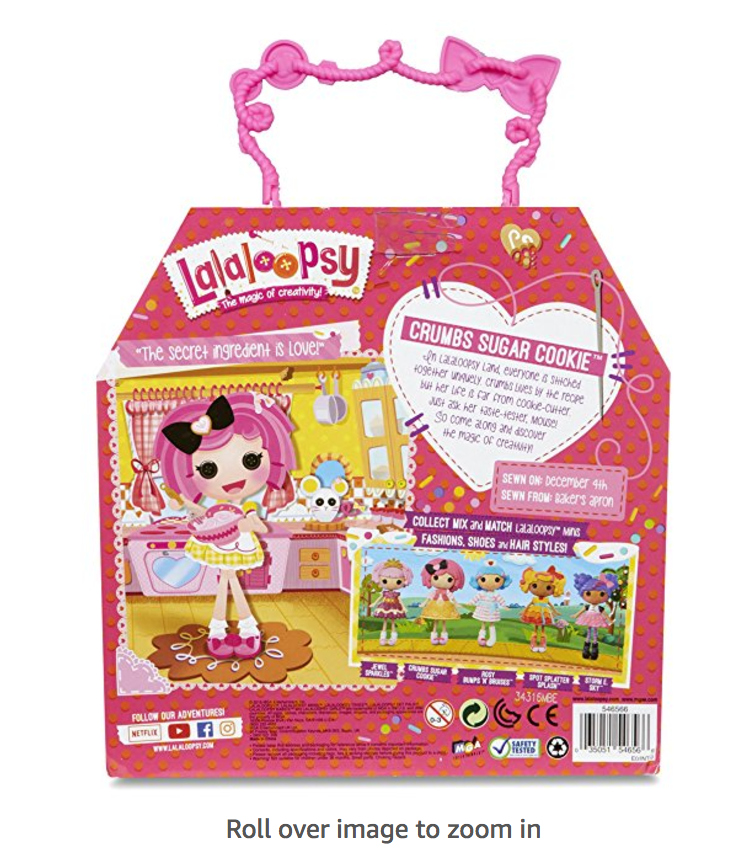 Lalaloopsy Minis Crumbs Sugar Cookie (back)