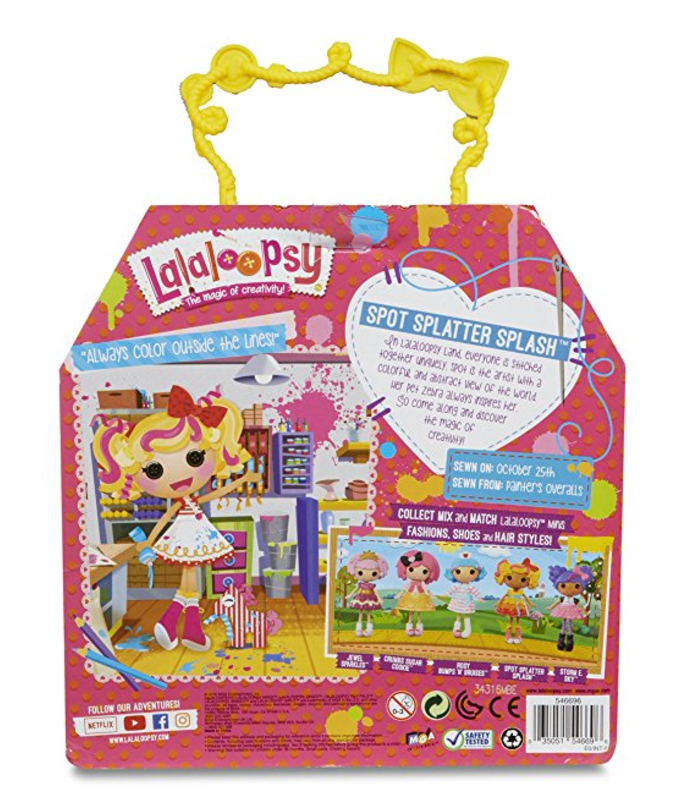 Lalaloopsy Minis Spot Splatter Splash (back)
