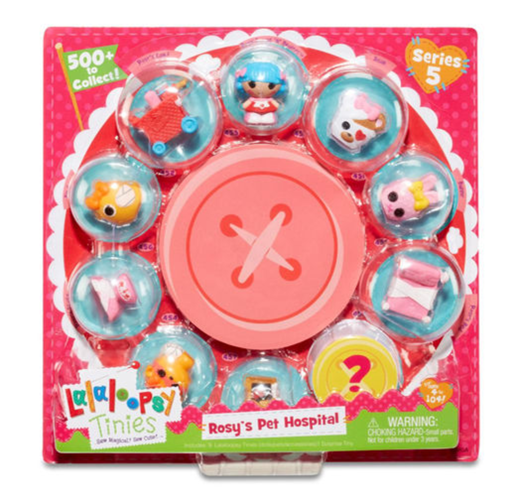 Lalaloopsy Tinies 10 Pack Rosy's Pet Hospital (front)