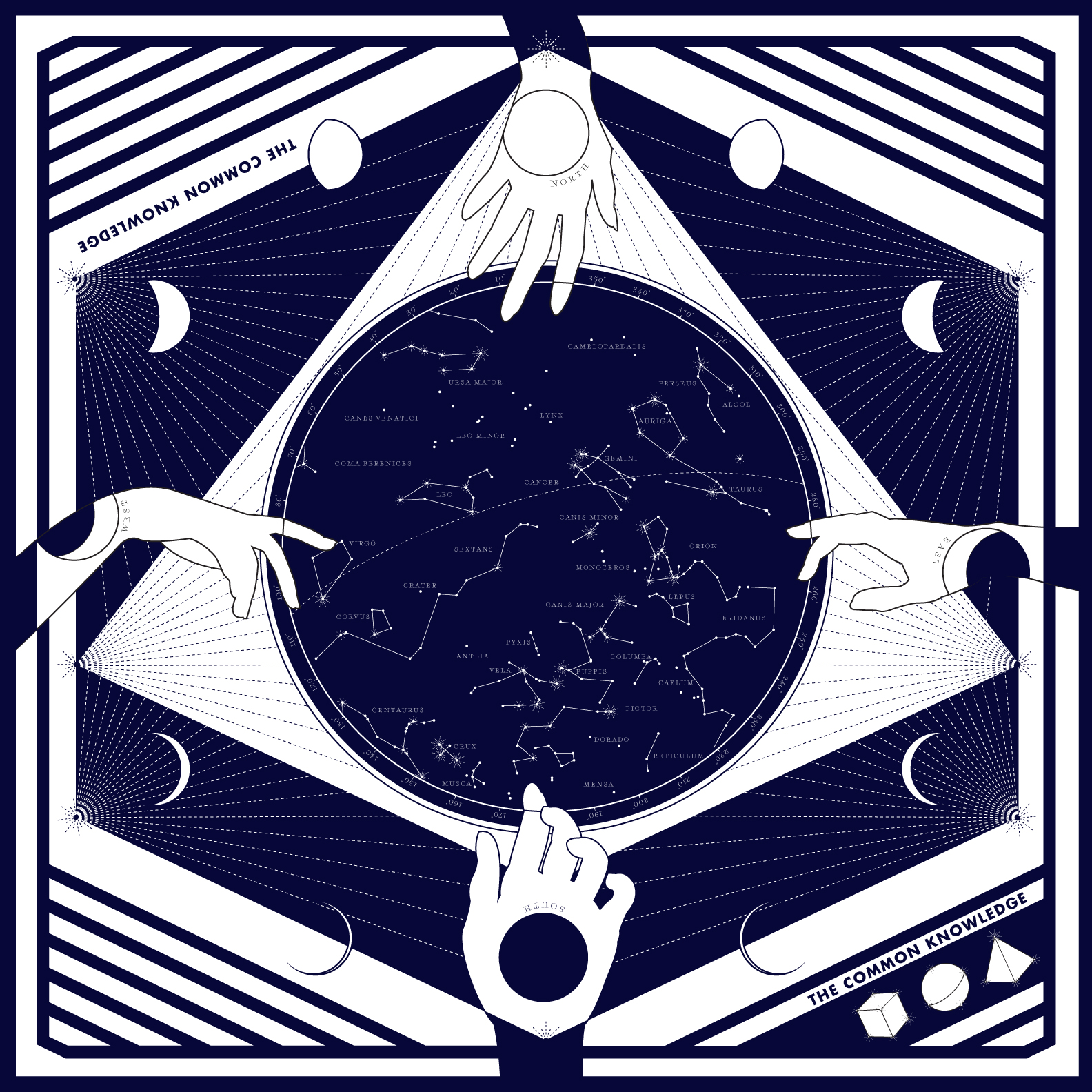 The Common Knowledge - Celestial Sisters Scarf