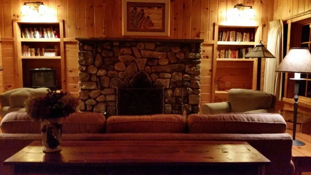 Guest Cabin Fireplace
