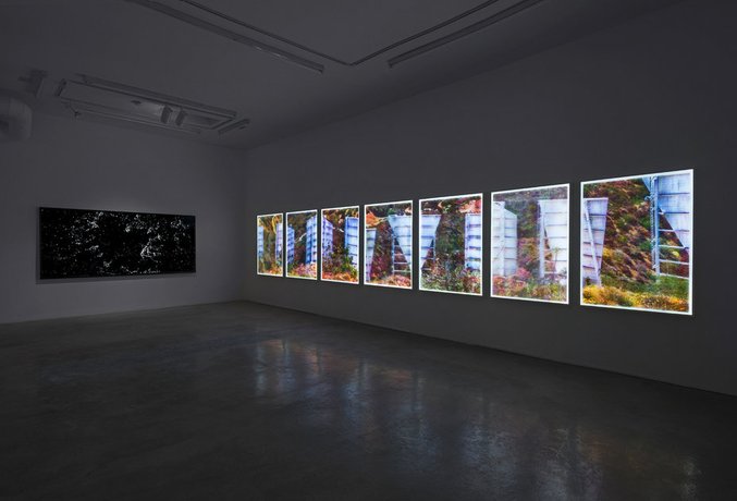 M + B GALLERY Matthew Brandt, Velvet and Bubble Wrap