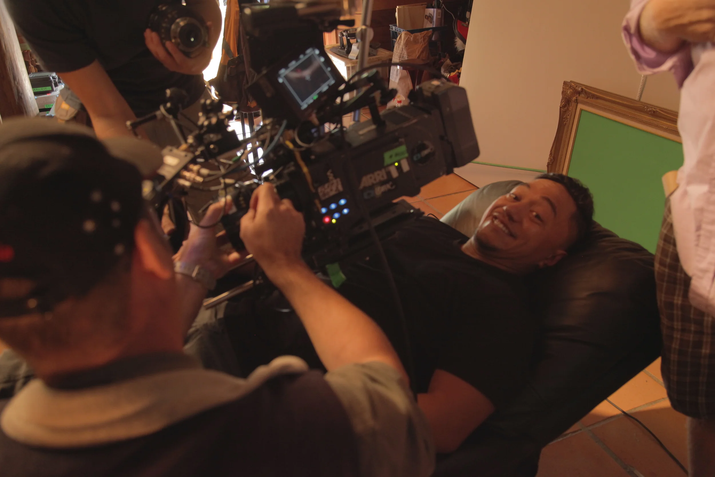  The very laid back smile of Taungaroa Emile 