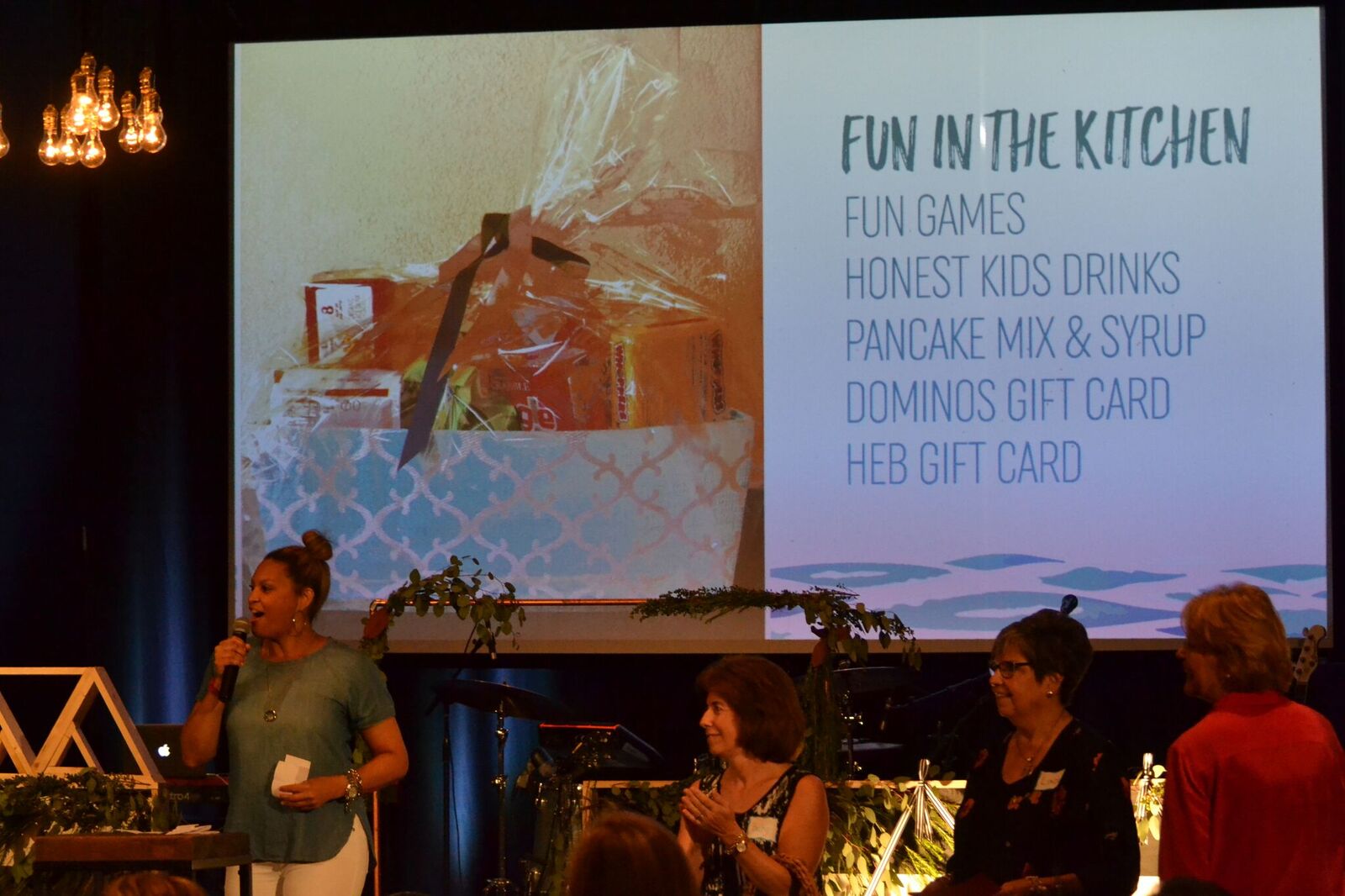 We gave away lots of door prizes and goodies to both the moms and the kids.