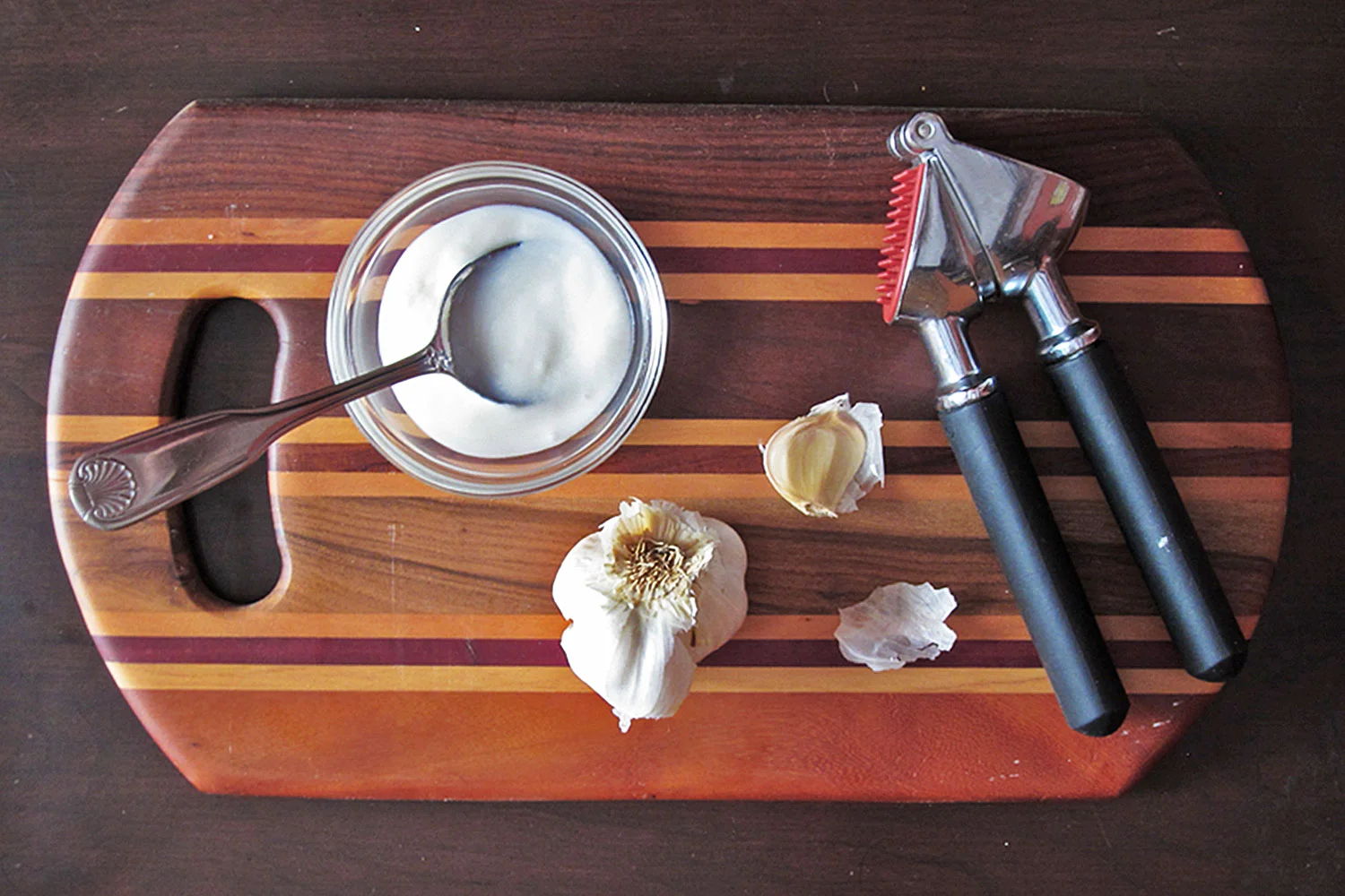 Yogurt and garlic are the foundation of one of the sauces.