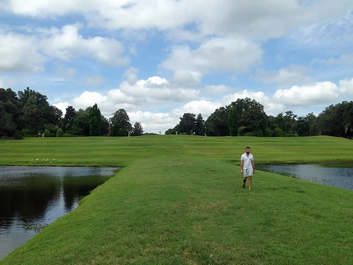Some guy wandering the grounds of Middleton Place.