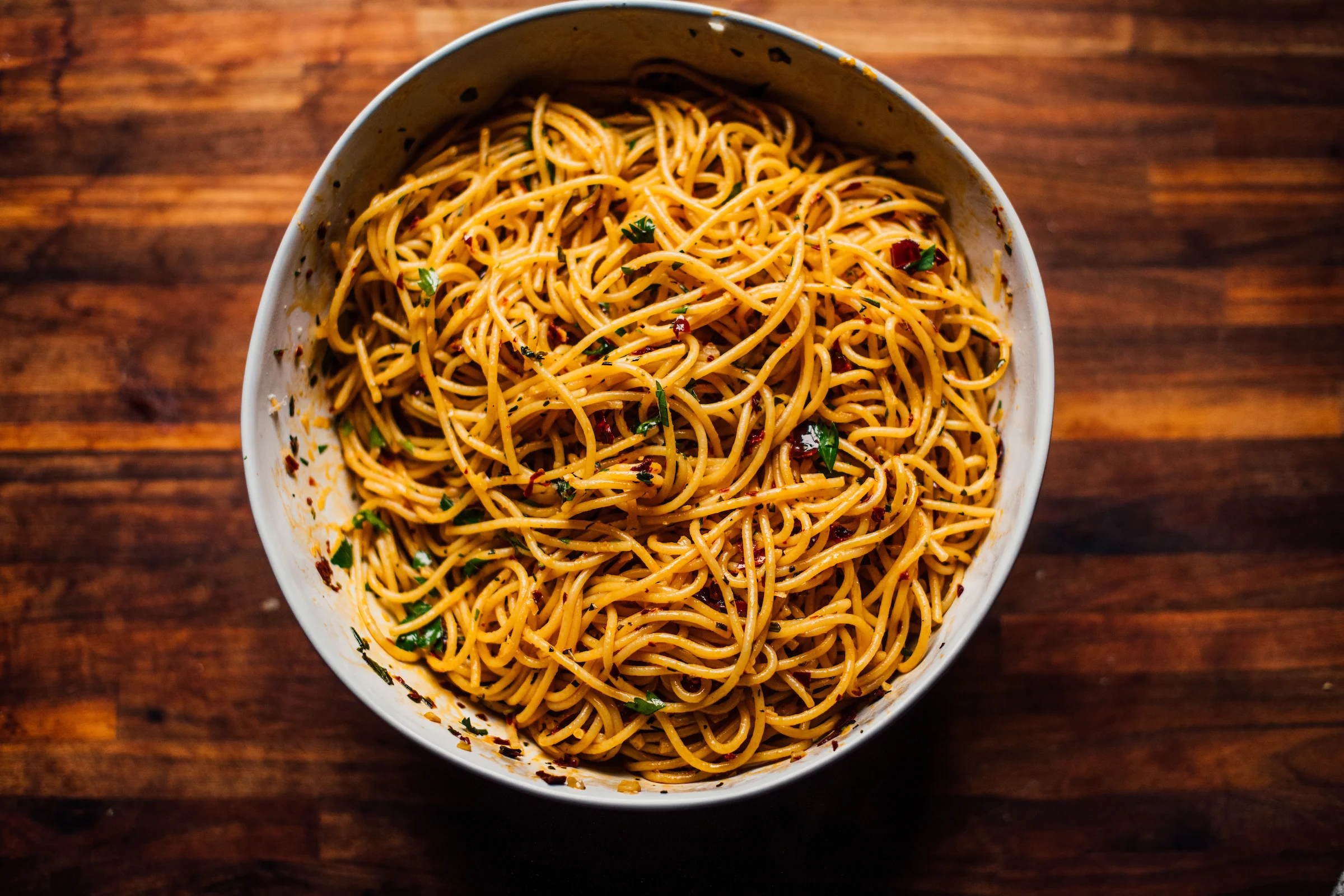 Now, that’s a bowl of Mexi-pasta. 📷: Denny Culbert