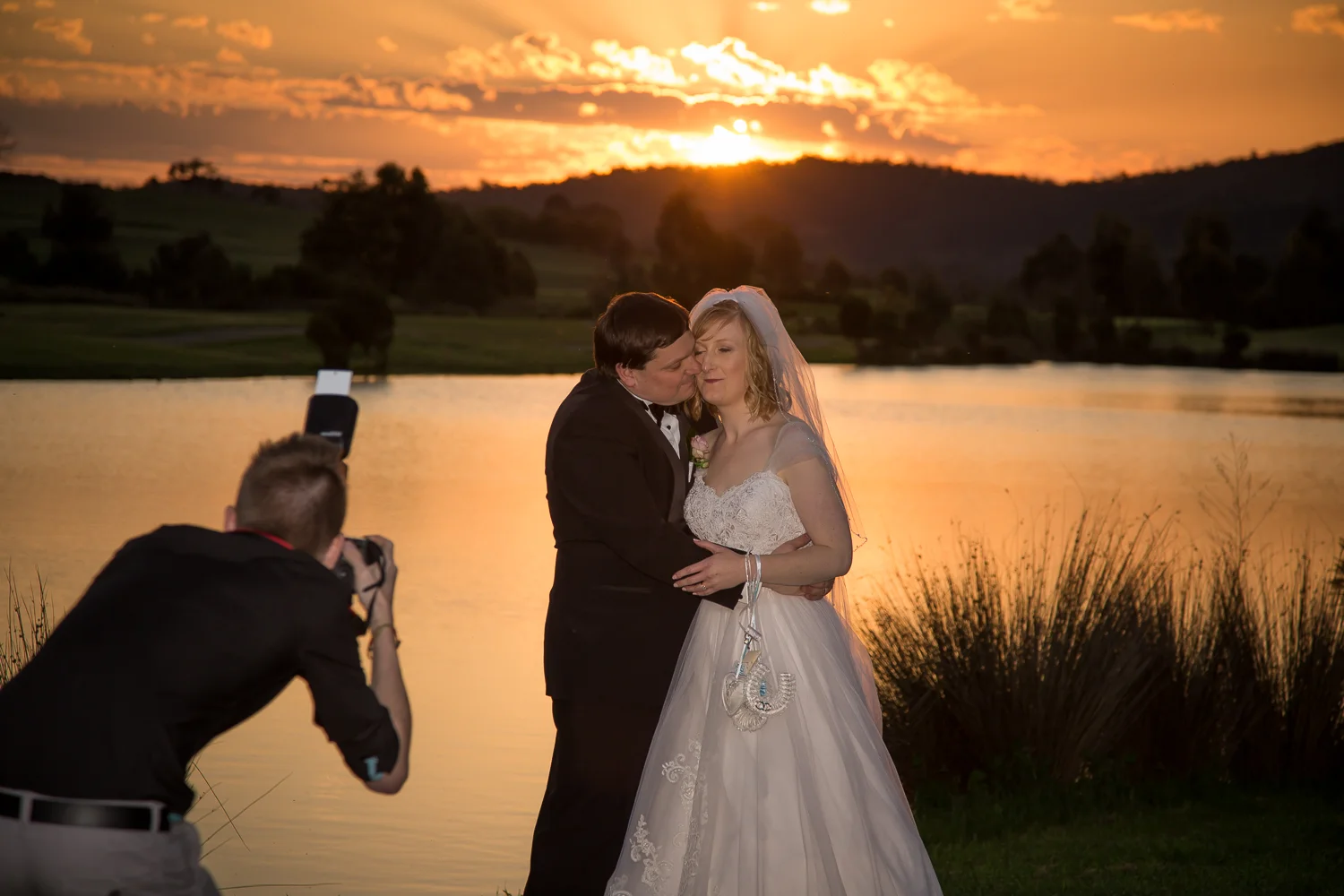 Jeremy capturing a sunset moment too good to miss!