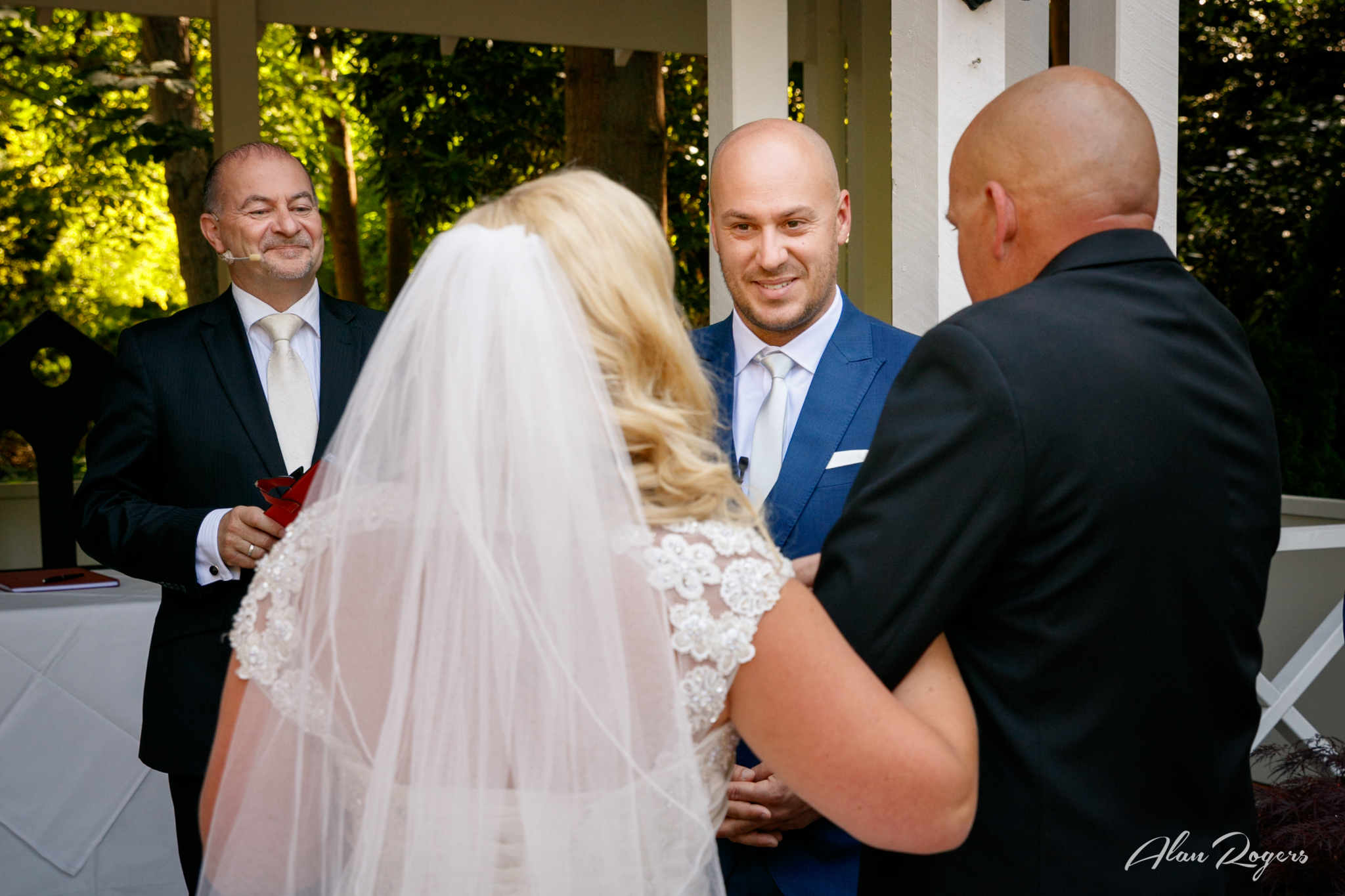 Father Handing Over the Bride - Marybrooke Manor, Sherbrooke, Dandenongs, Australia.