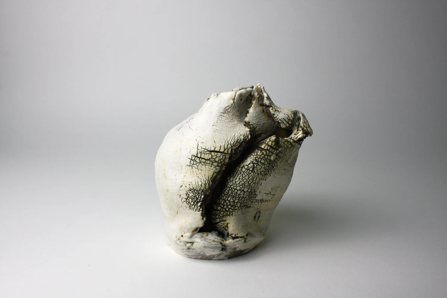  2012  5.25x4.75x4.5inches  stoneware, porcelain slip, glazes 