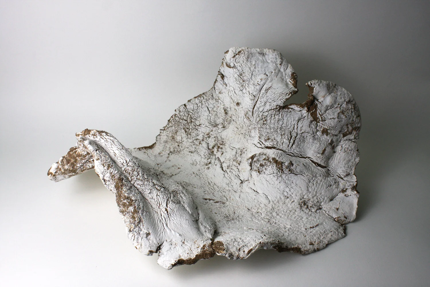 2011  9.5x23.5x19inches  stoneware, porcelain slip 