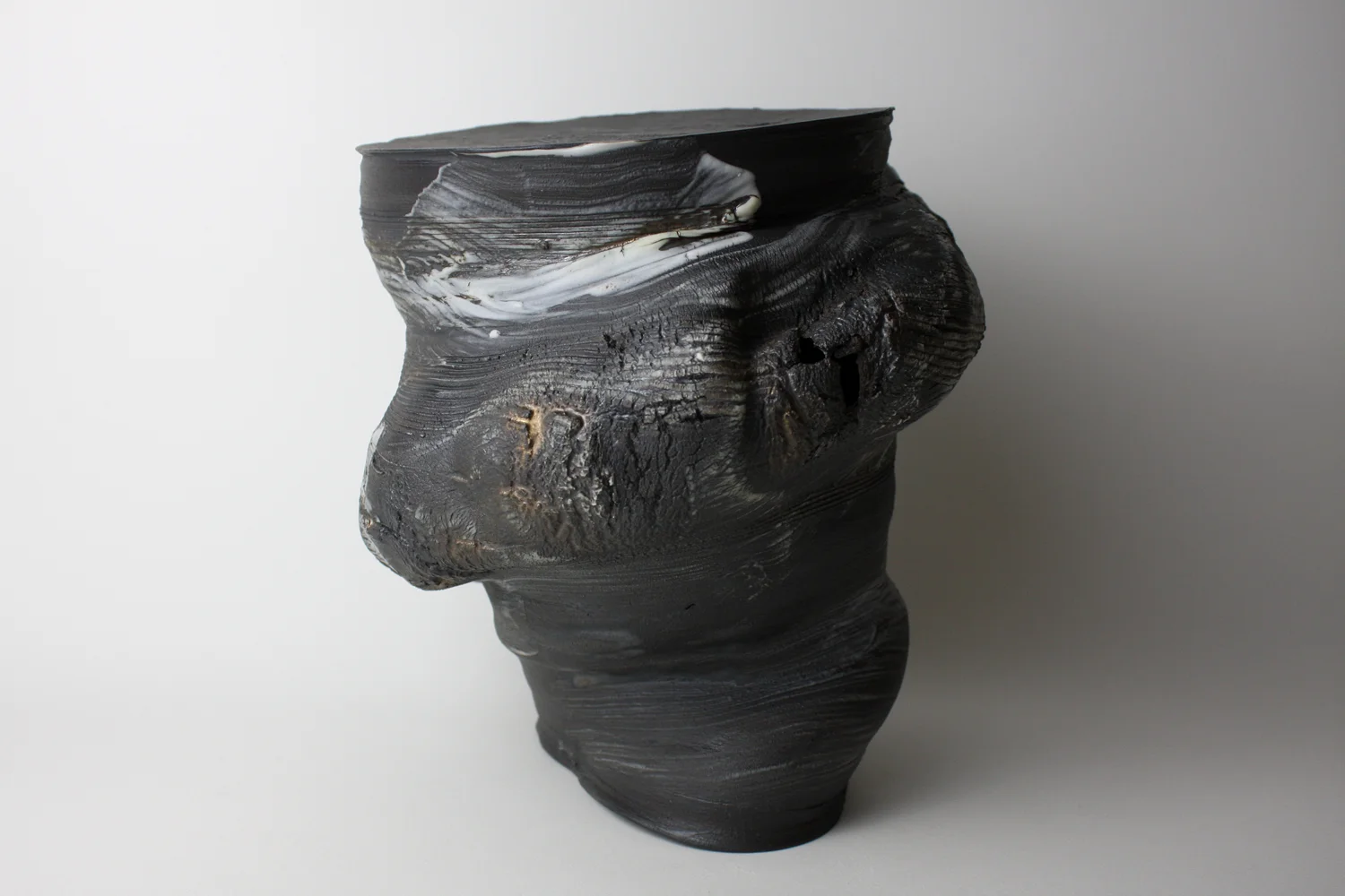  2016  9.5 x 8.75 x 8 inches  Glazed Ceramic 