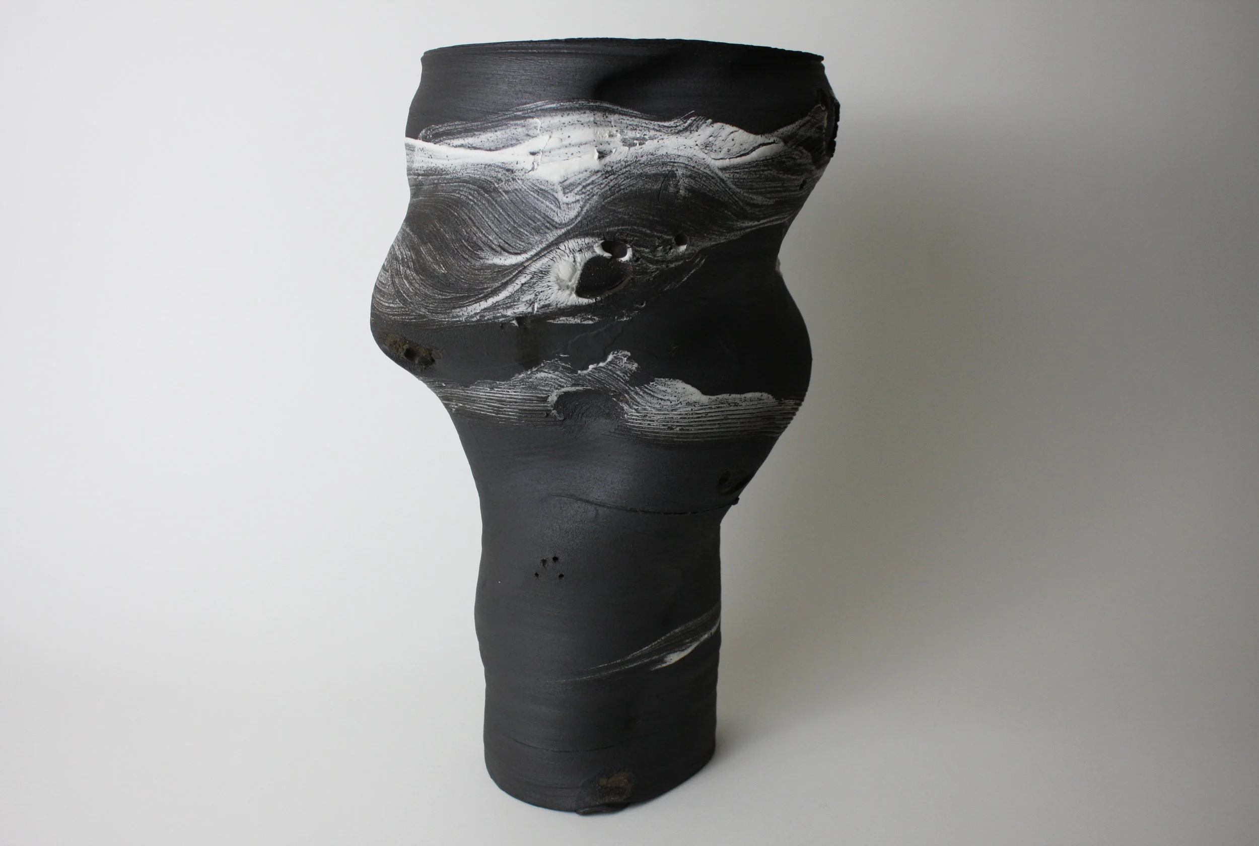  2017  14.75 x 9.5 x 9 inches  Glazed Ceramic 