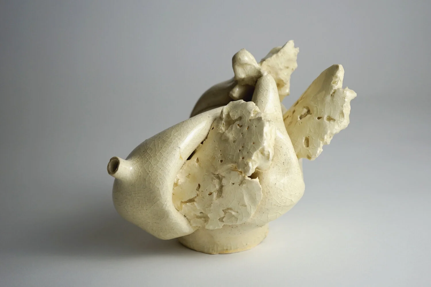  2019  5 x 6.5 x 5 inches   Glazed Ceramic 