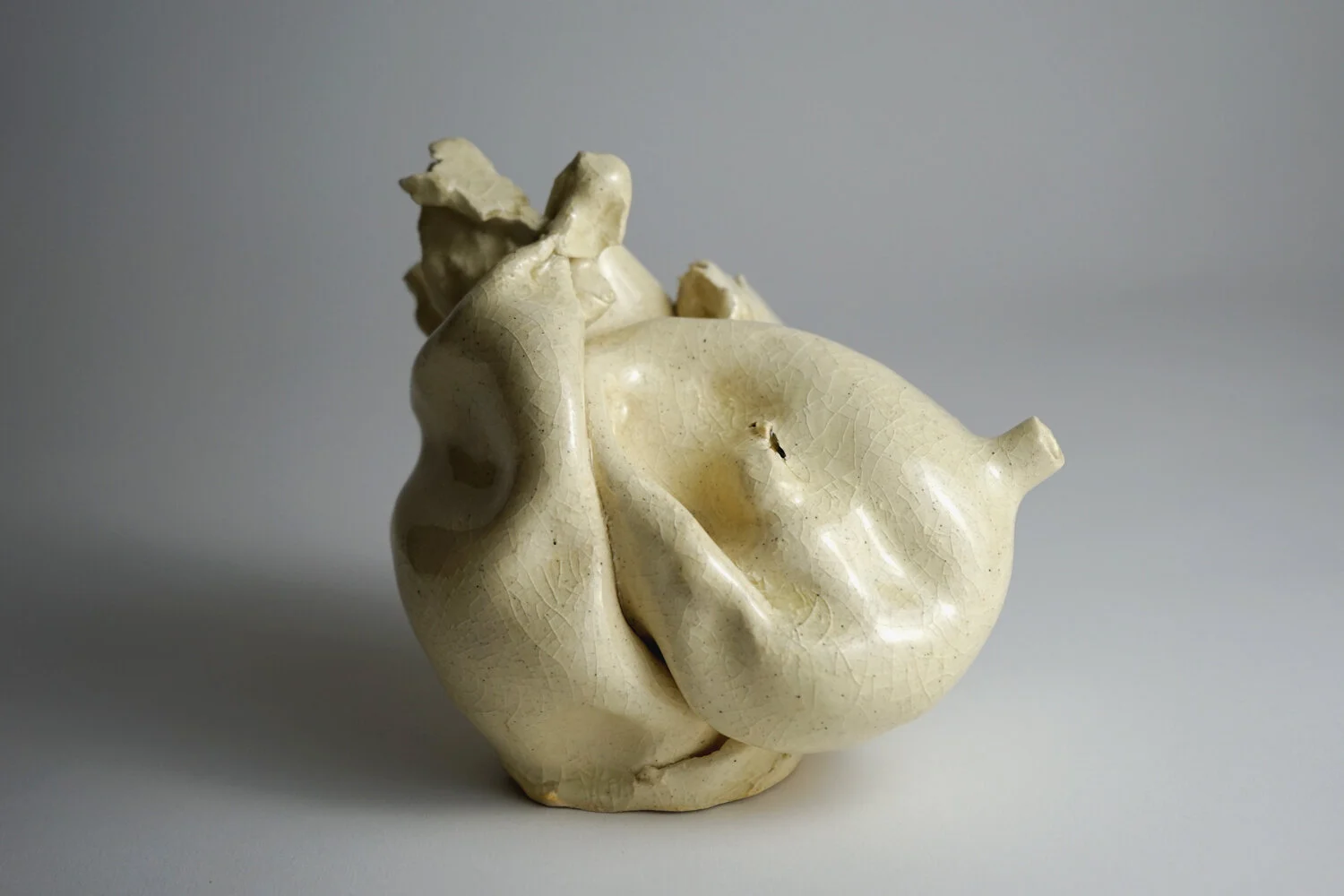  2019  5 x 6.5 x 5 inches   Glazed Ceramic 