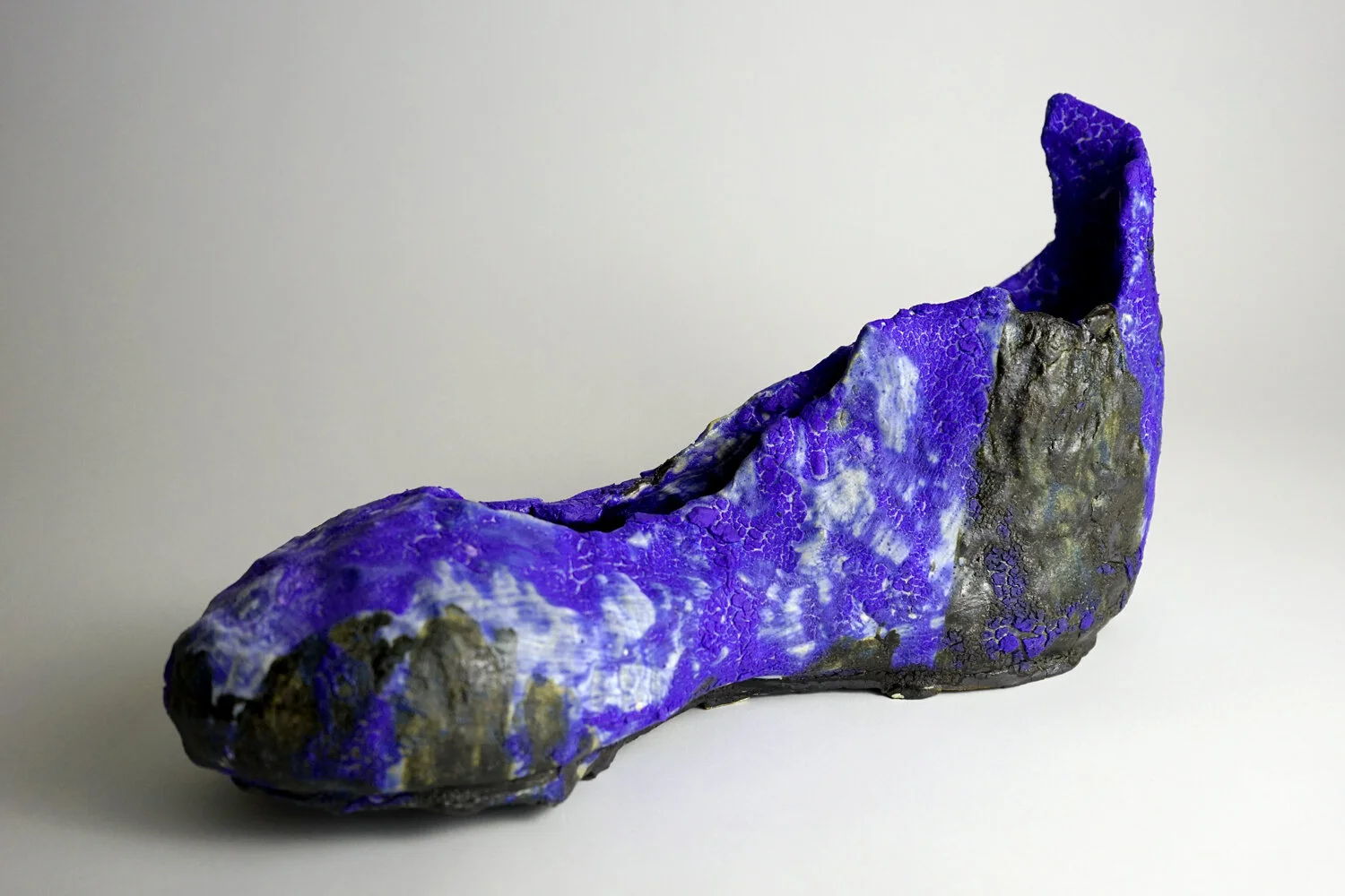  2019  7 x 14 x 5 inches   Glazed Ceramic 