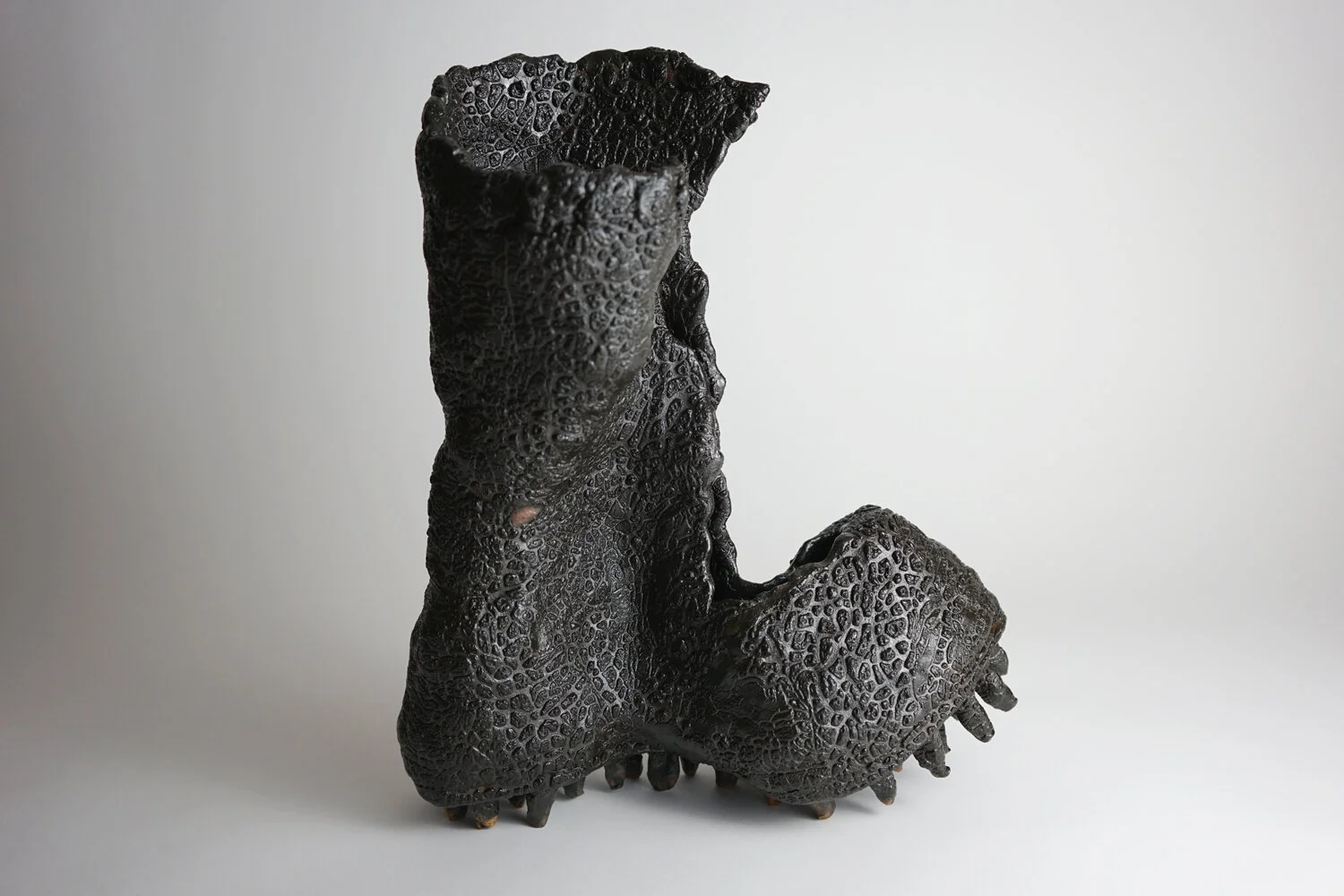  2019  15 x 12.5 x 7 inches   Glazed Ceramic 