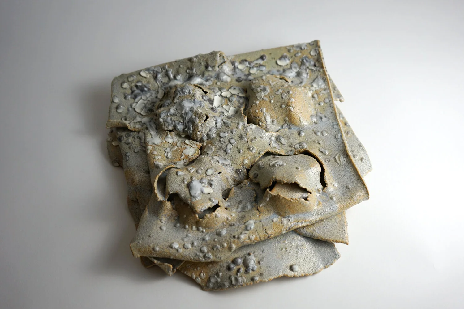 2019  3 x 12 x 11.5 inches   Glazed Ceramic 