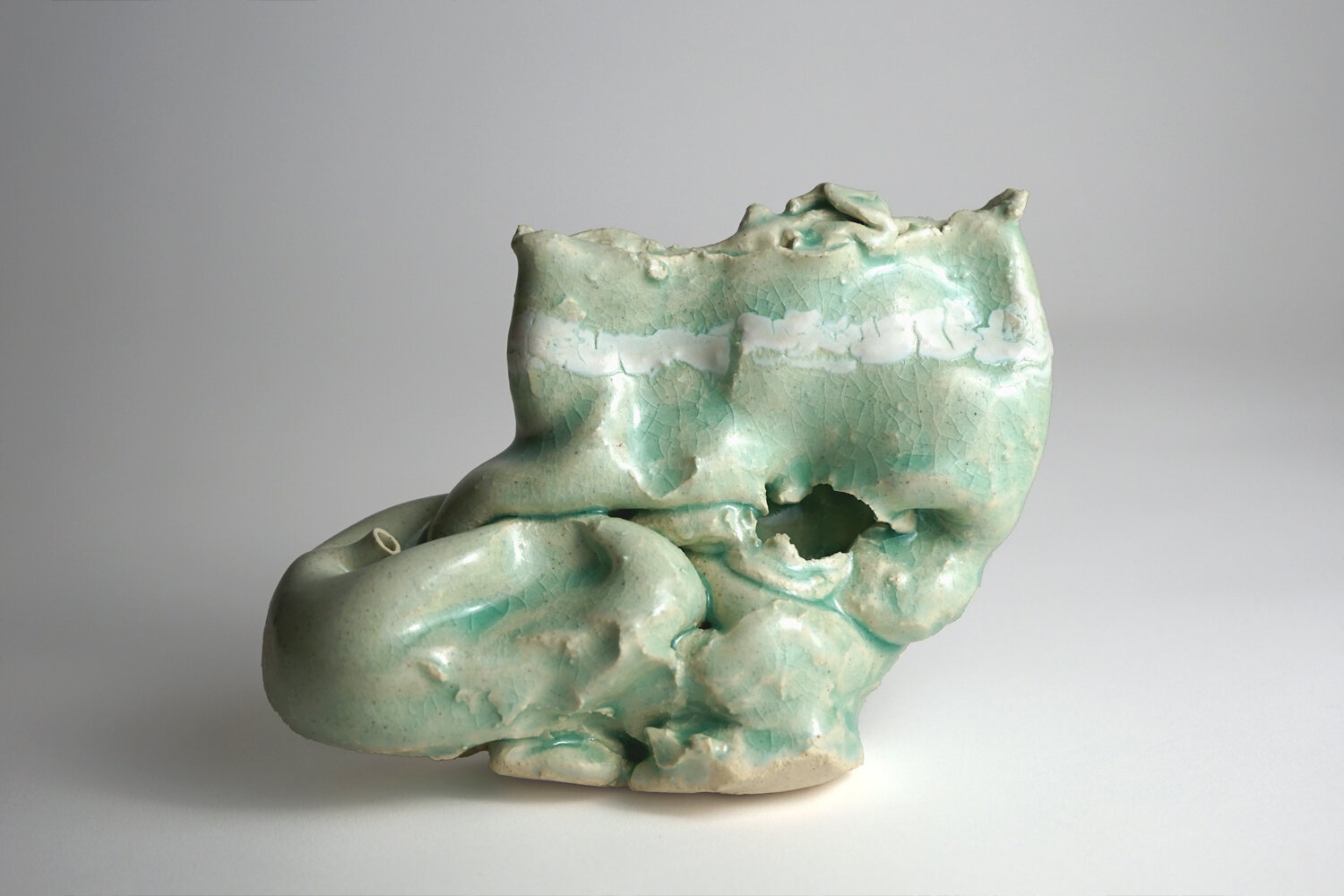  2019  5 x 7 x 3.5 inches   Glazed Ceramic 