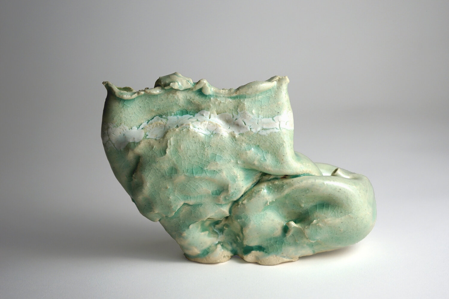  2019  5 x 7 x 3.5 inches   Glazed Ceramic 