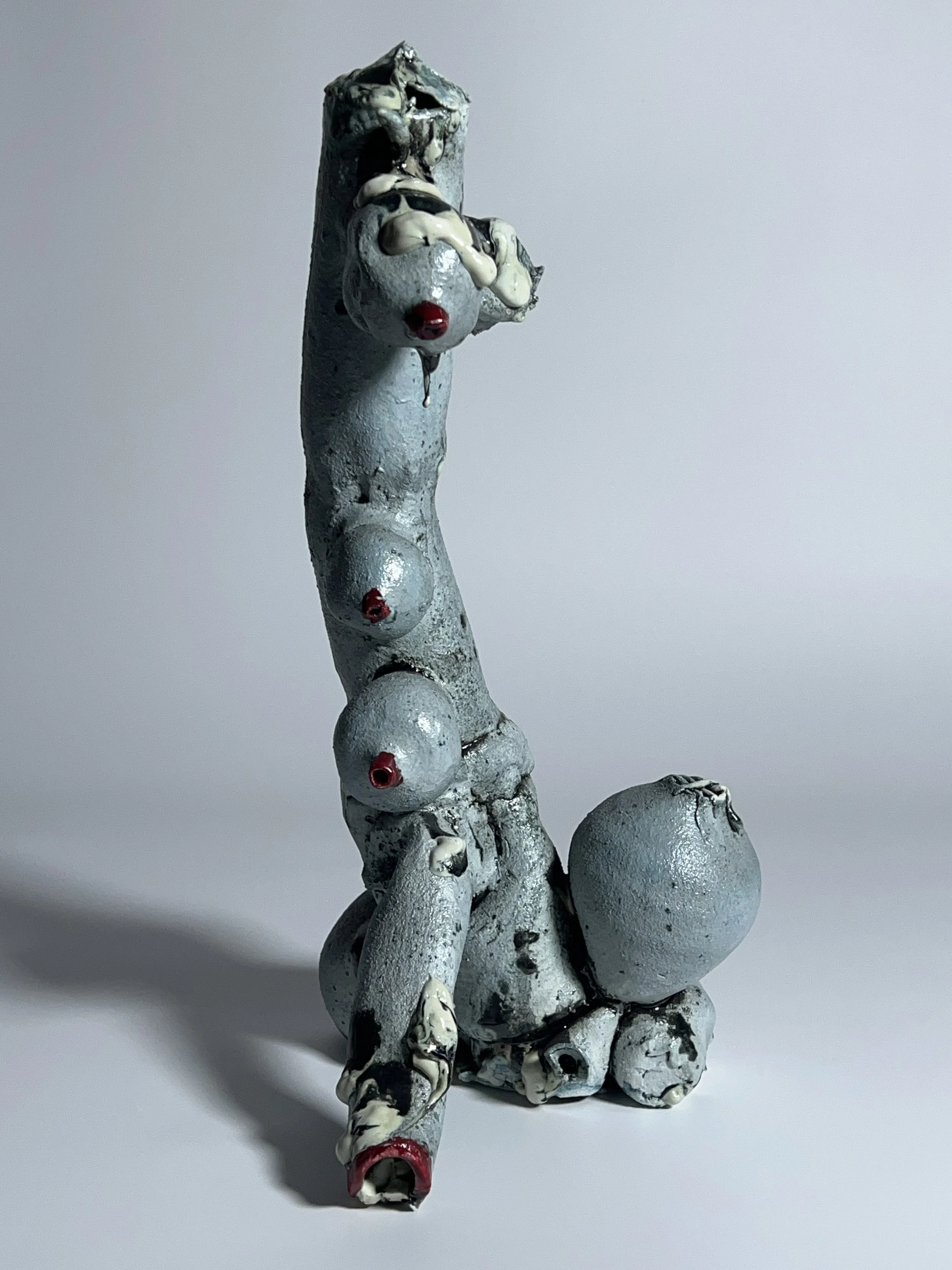  2023  Glazed ceramics&nbsp;  18 x 9 x 9 inches 