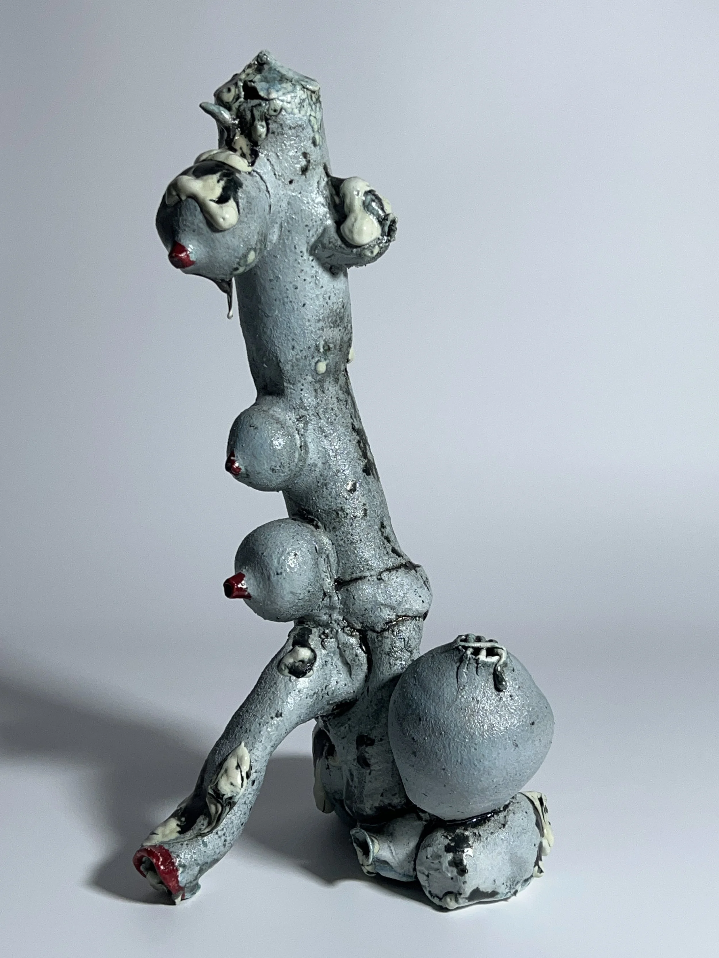  2023  Glazed ceramics&nbsp;  18 x 9 x 9 inches 