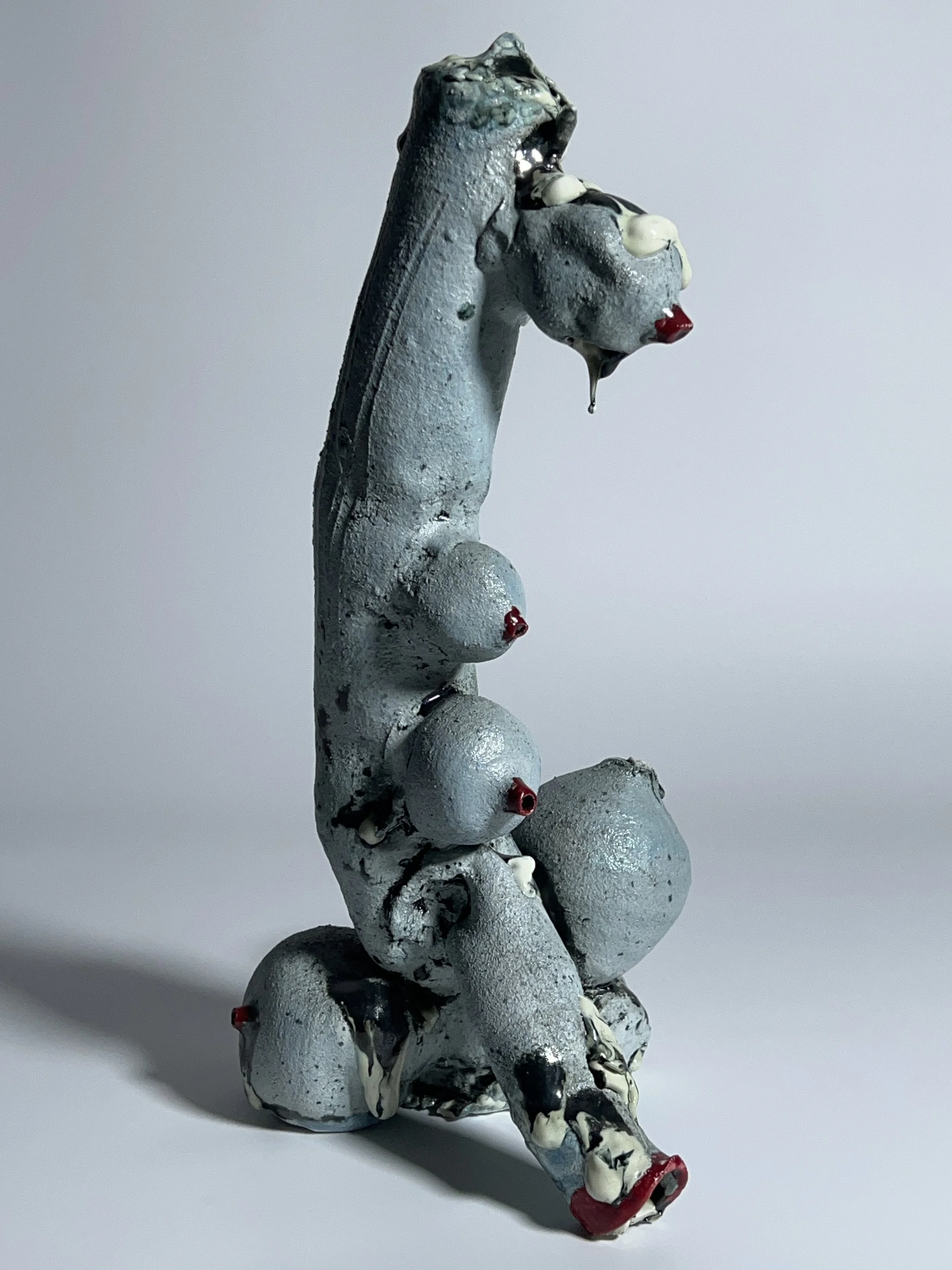  2023  Glazed ceramics&nbsp;  18 x 9 x 9 inches 