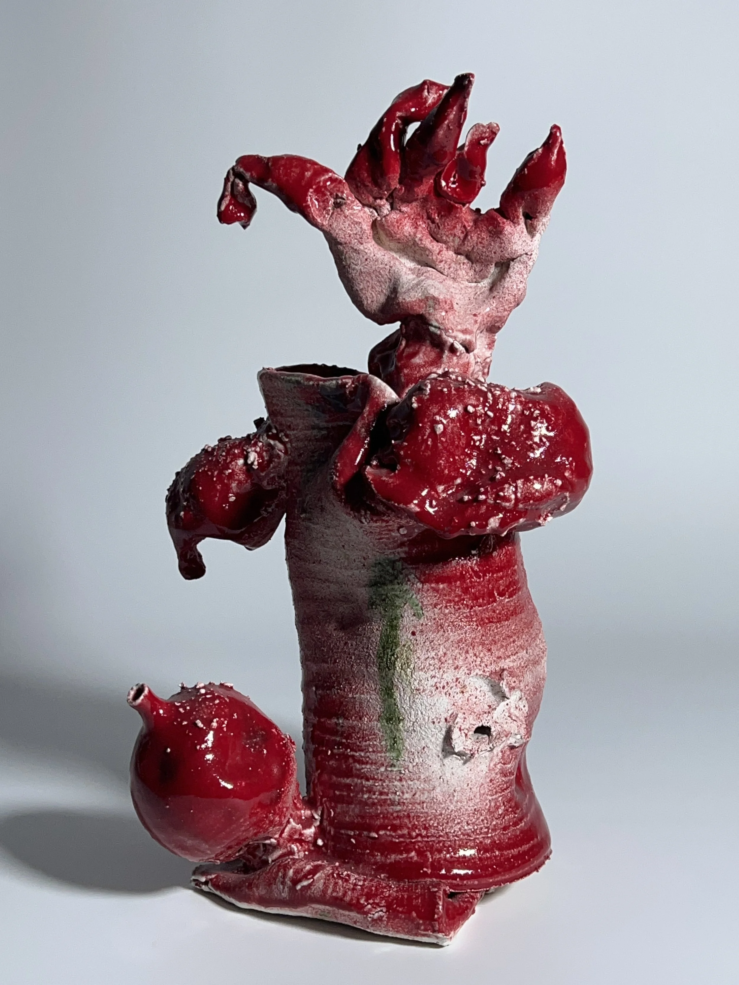  2021  Glazed ceramics&nbsp;  18 x 11 x 10 inches 