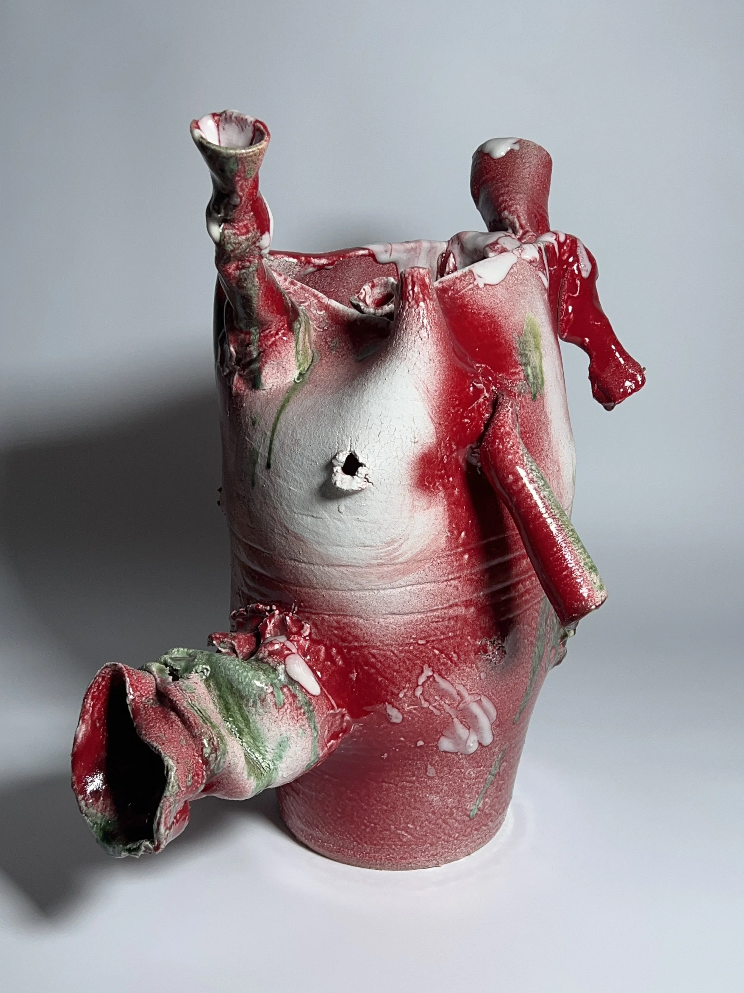  2022  Glazed ceramics&nbsp;  23 x 23 x 20 inches 