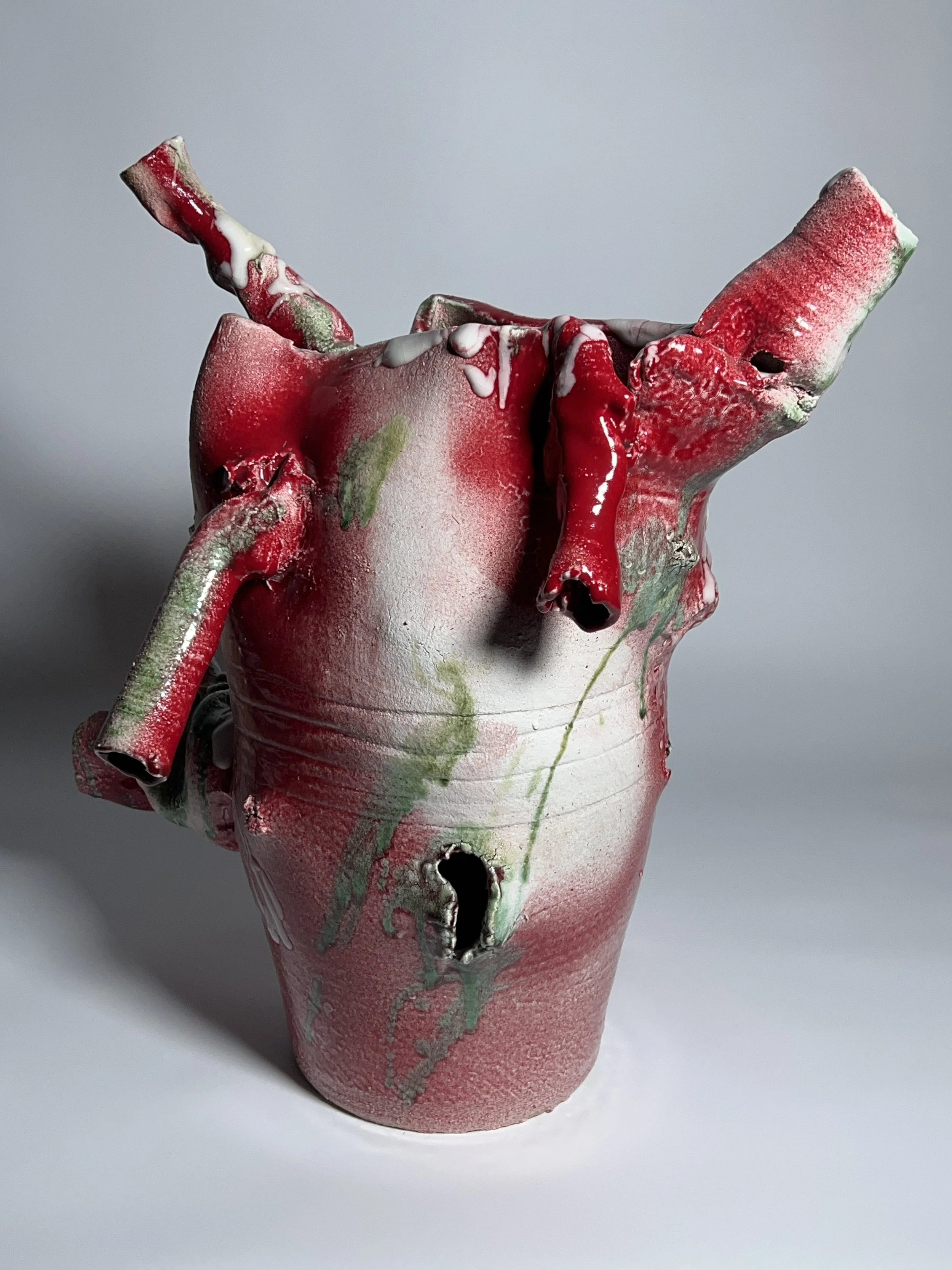  2022  Glazed ceramics&nbsp;  23 x 23 x 20 inches 