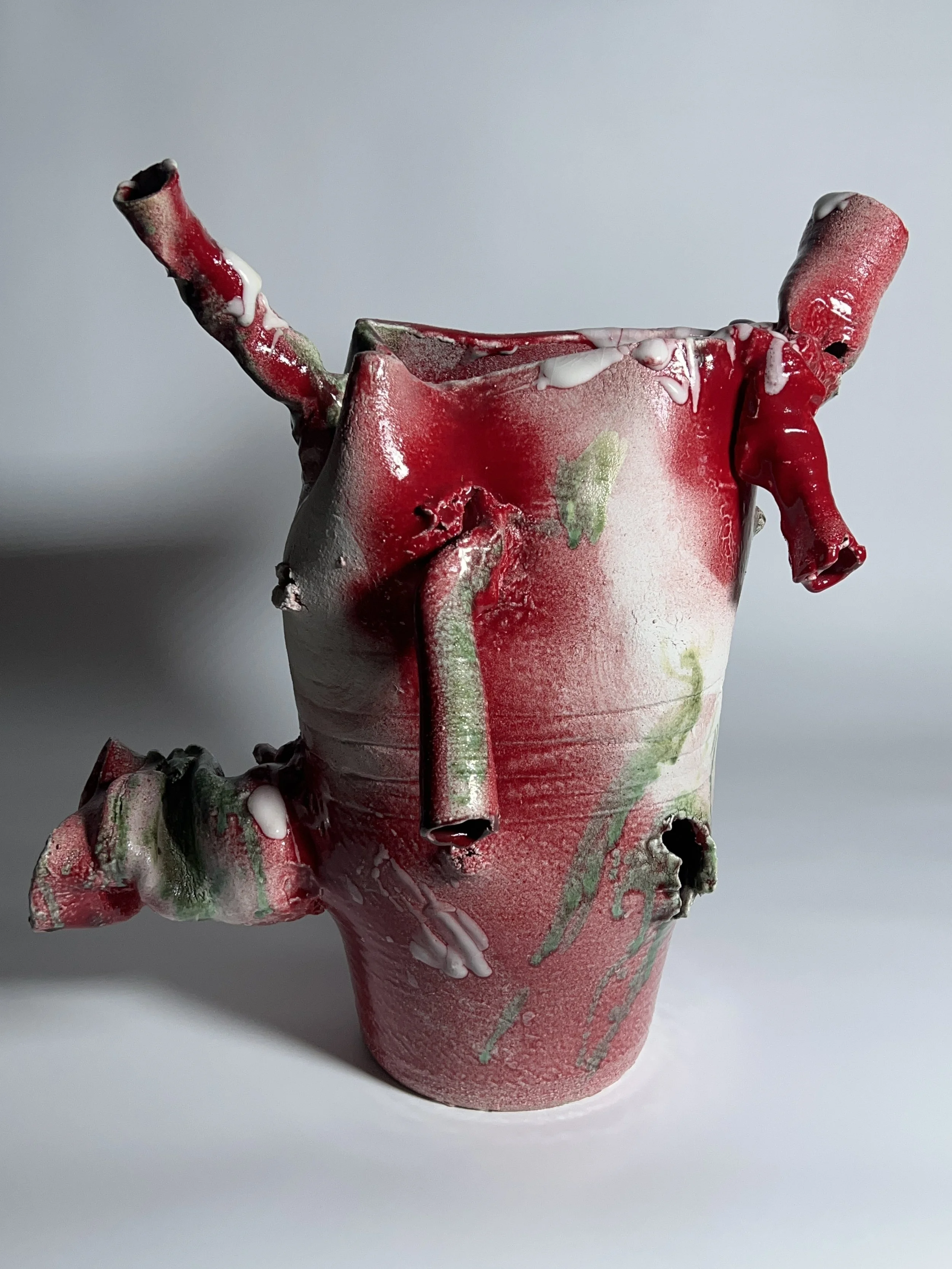  2022  Glazed ceramics&nbsp;  23 x 23 x 20 inches 