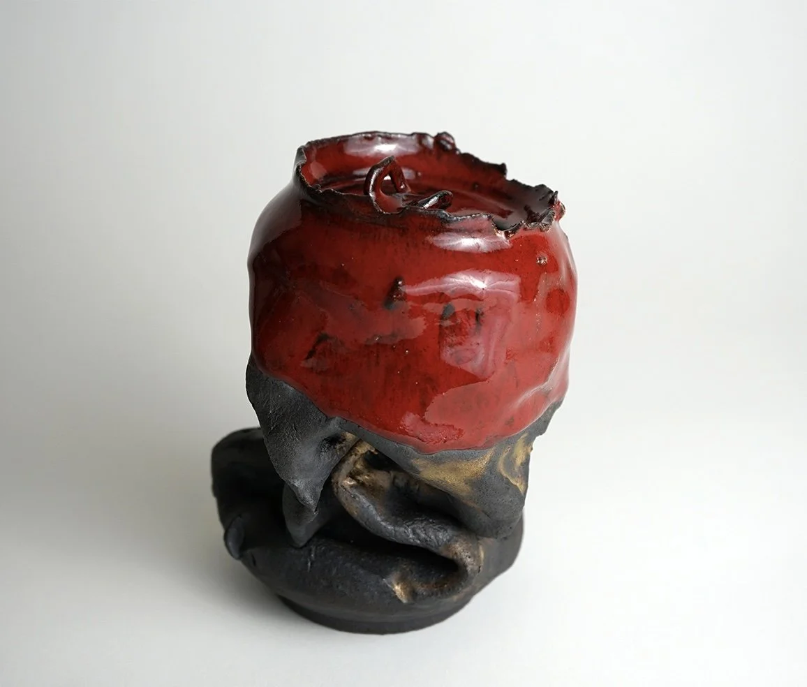  2021  6.5 × 5 × 5 inches  Glazed ceramic 