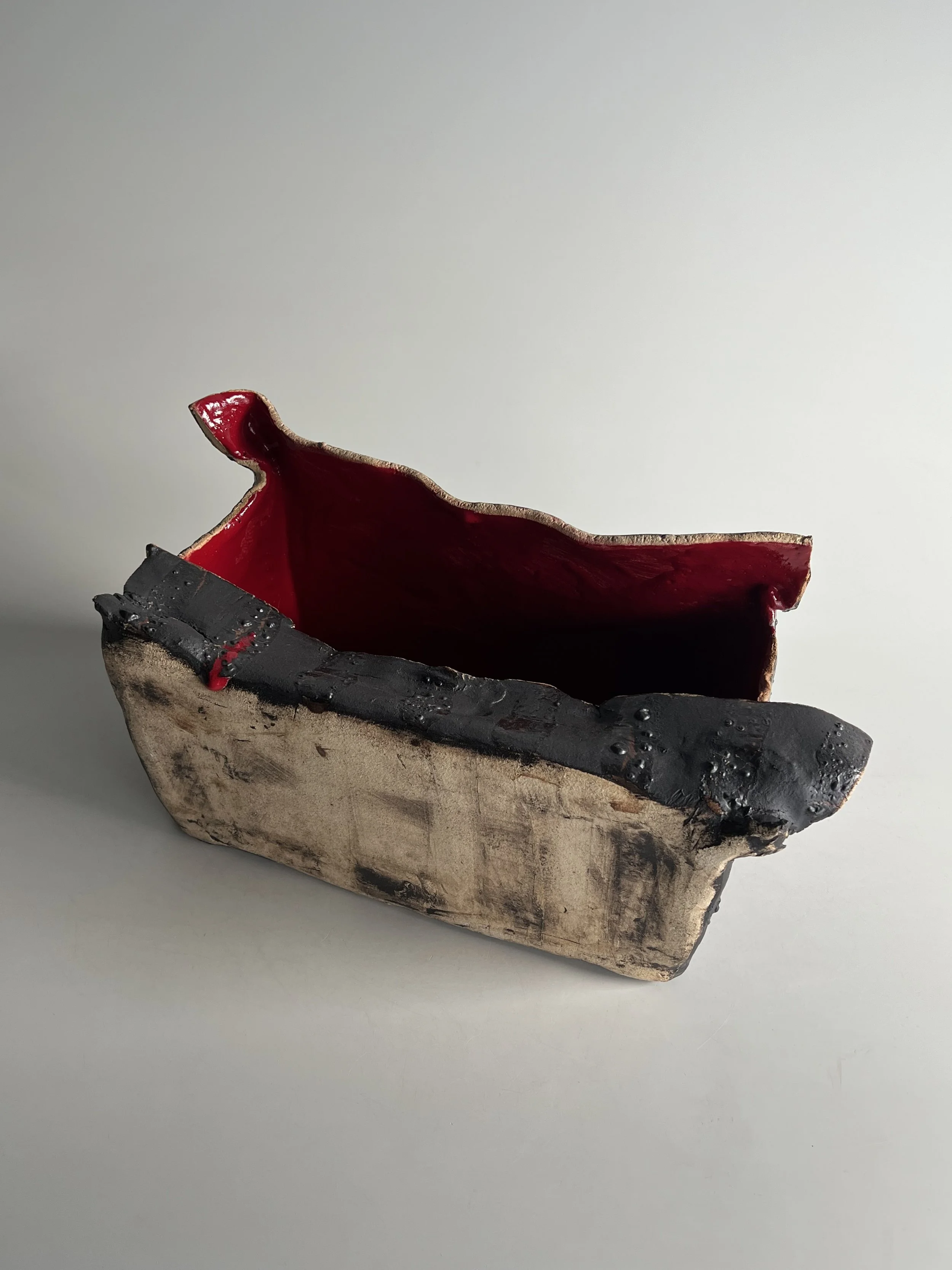  Container  2024  Glazed ceramic  10 x 19 x 9 inches 