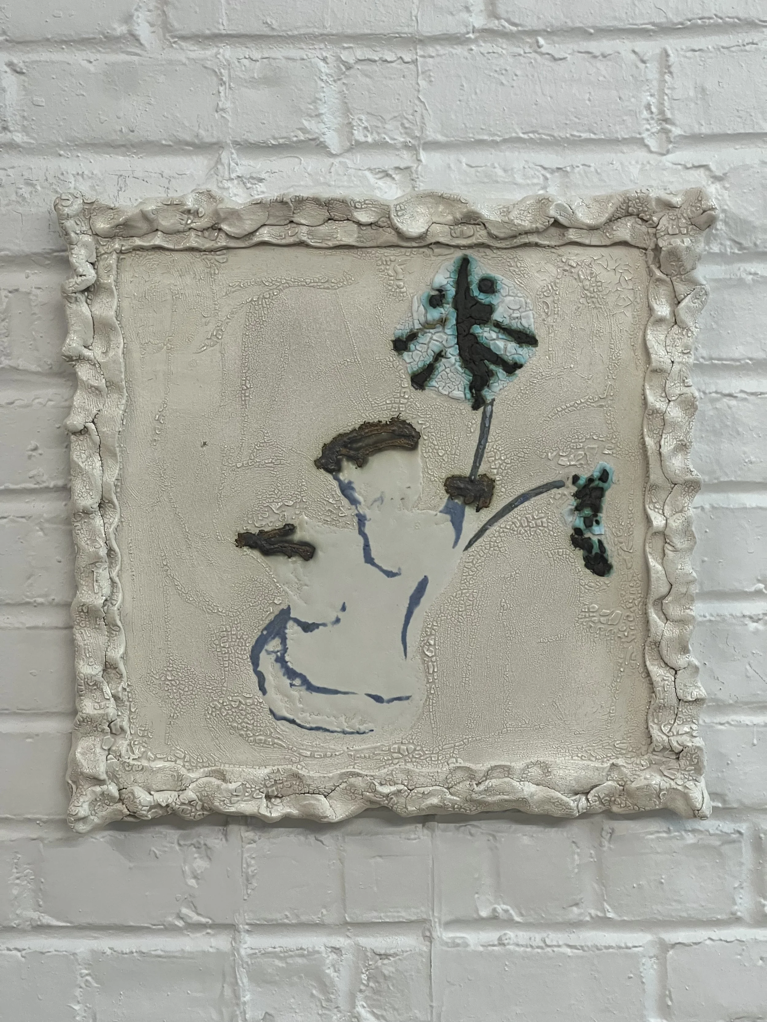  2023  18 × 18 × 1.5 inches  Glazed ceramic 