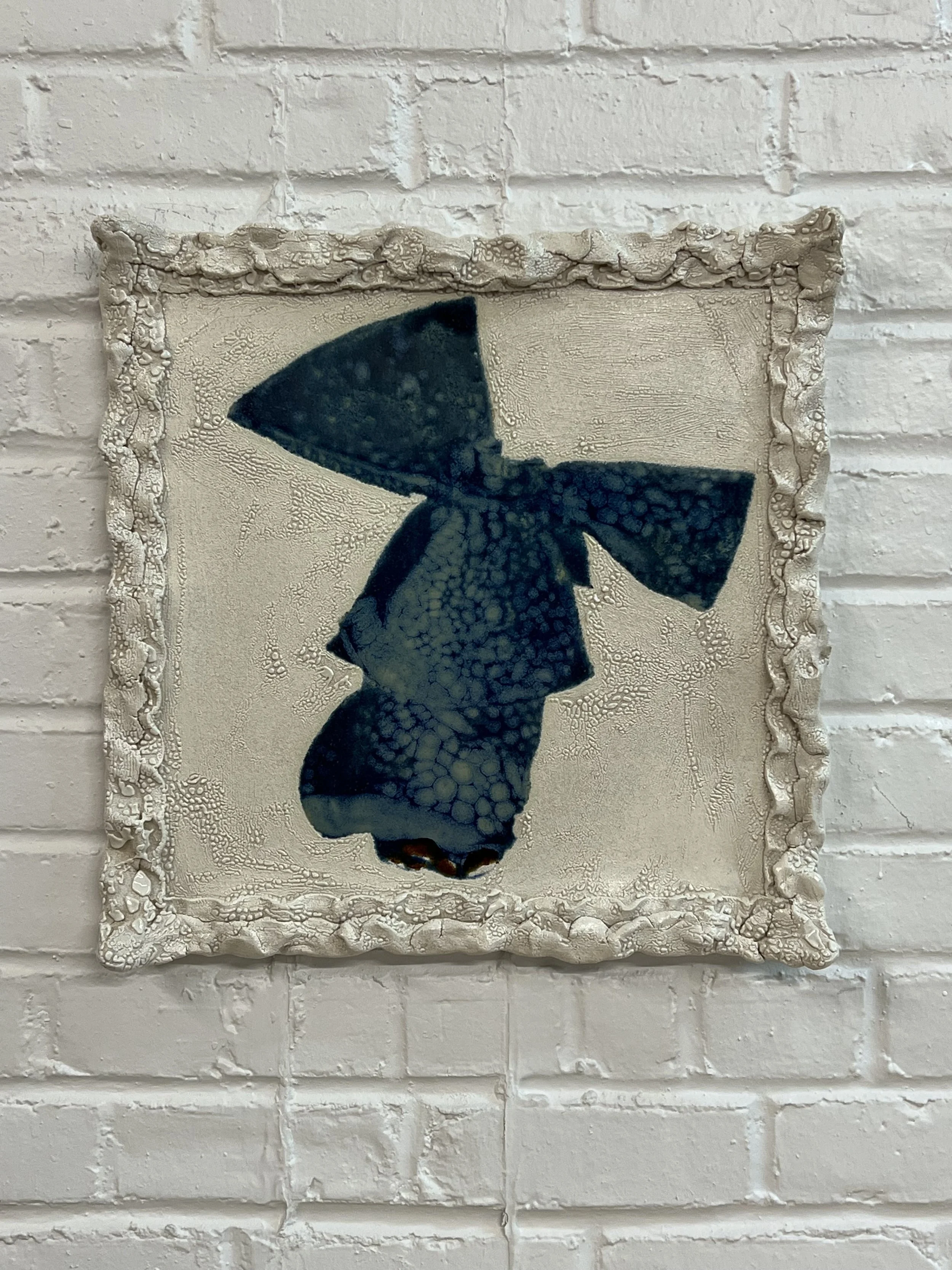  2023  18 × 18 × 1.5 inches  Glazed ceramic 