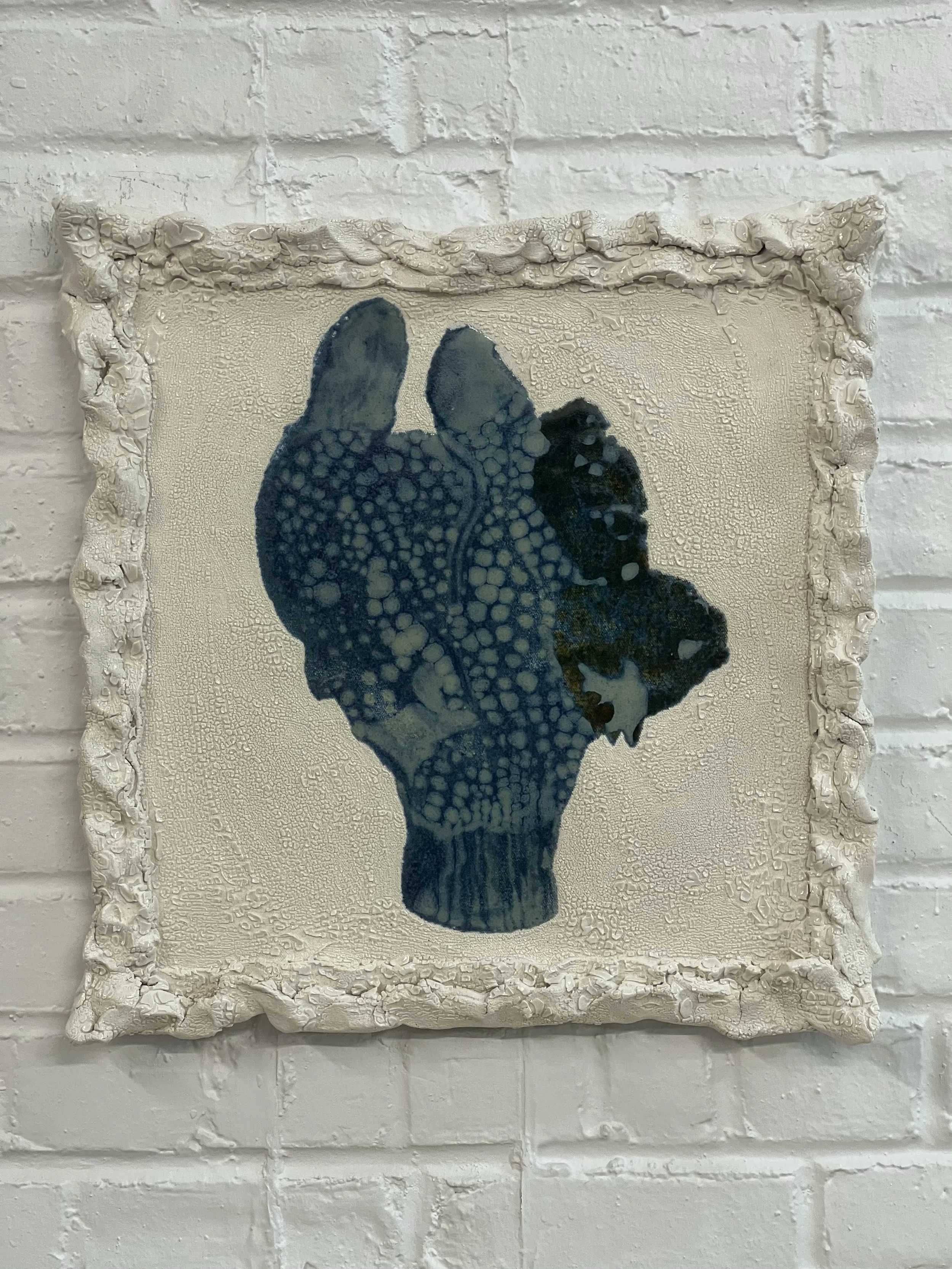  2023  18 × 18 × 1.5 inches  Glazed ceramic 