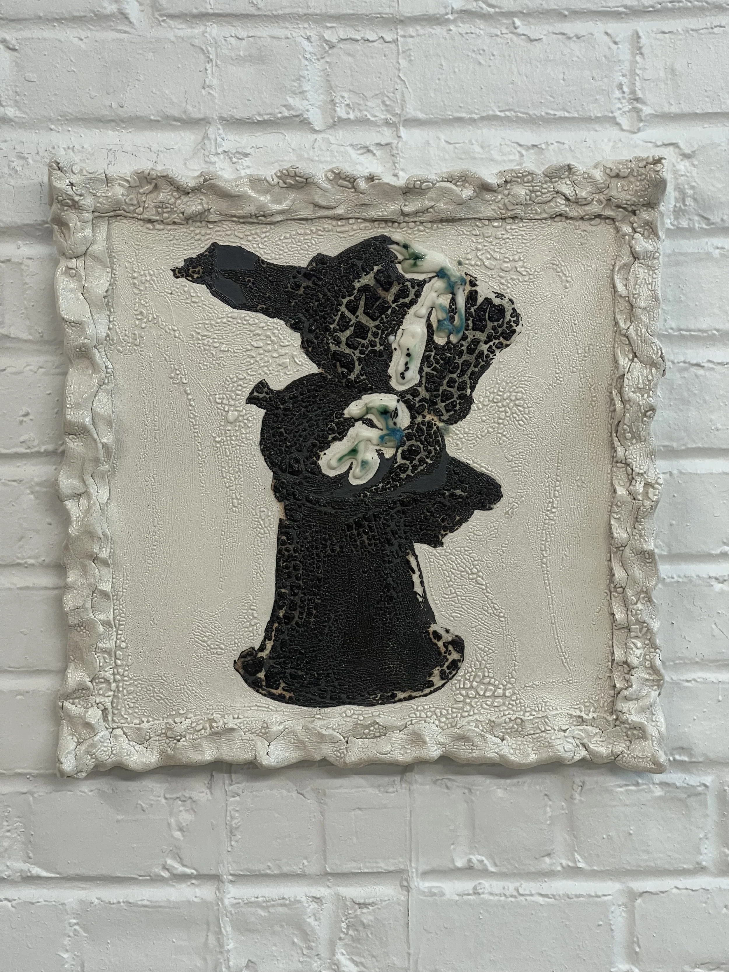  2023  18 × 18 × 1.5 inches  Glazed ceramic 