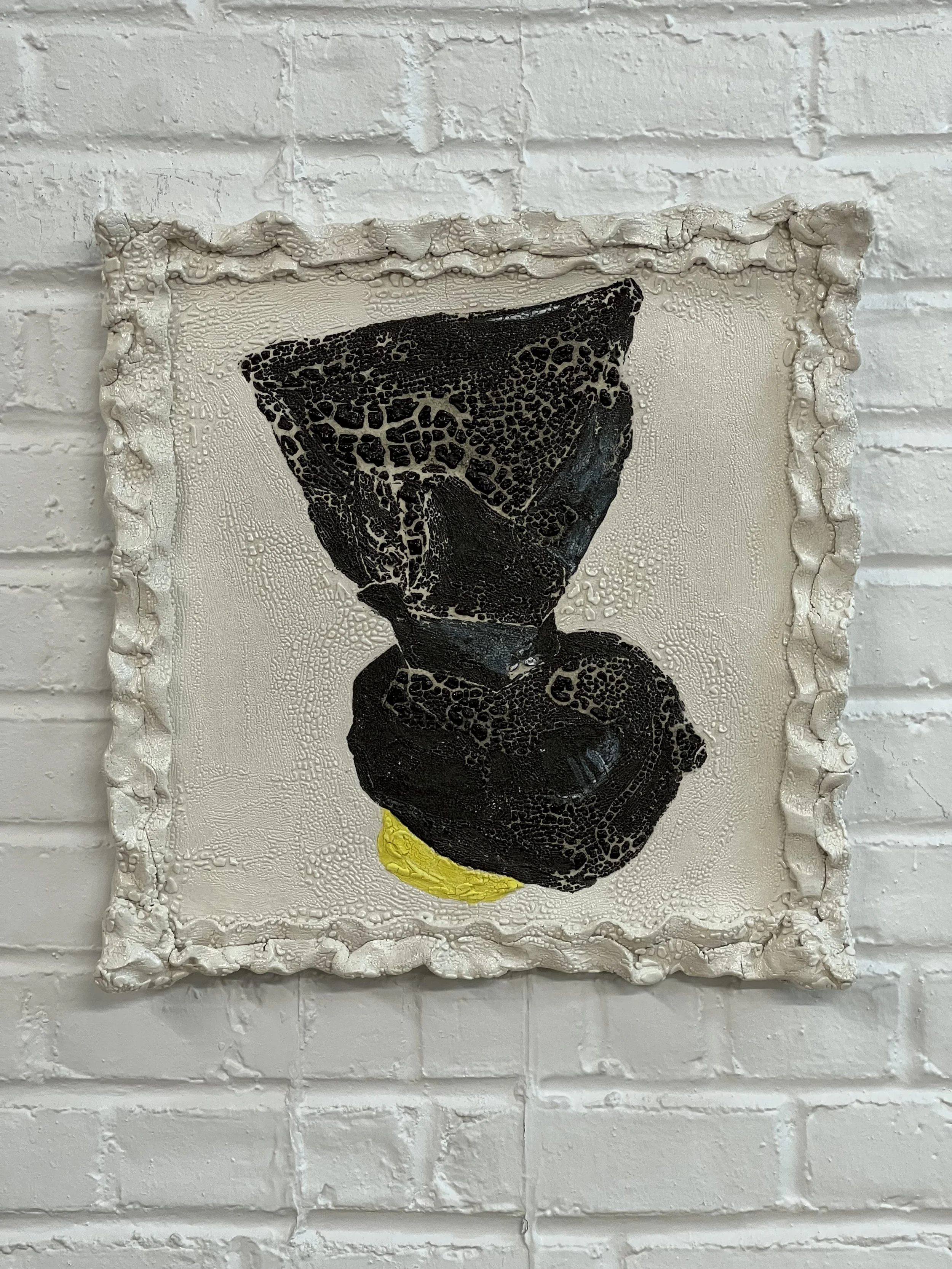  2023  18 × 18 × 1.5 inches  Glazed ceramic 