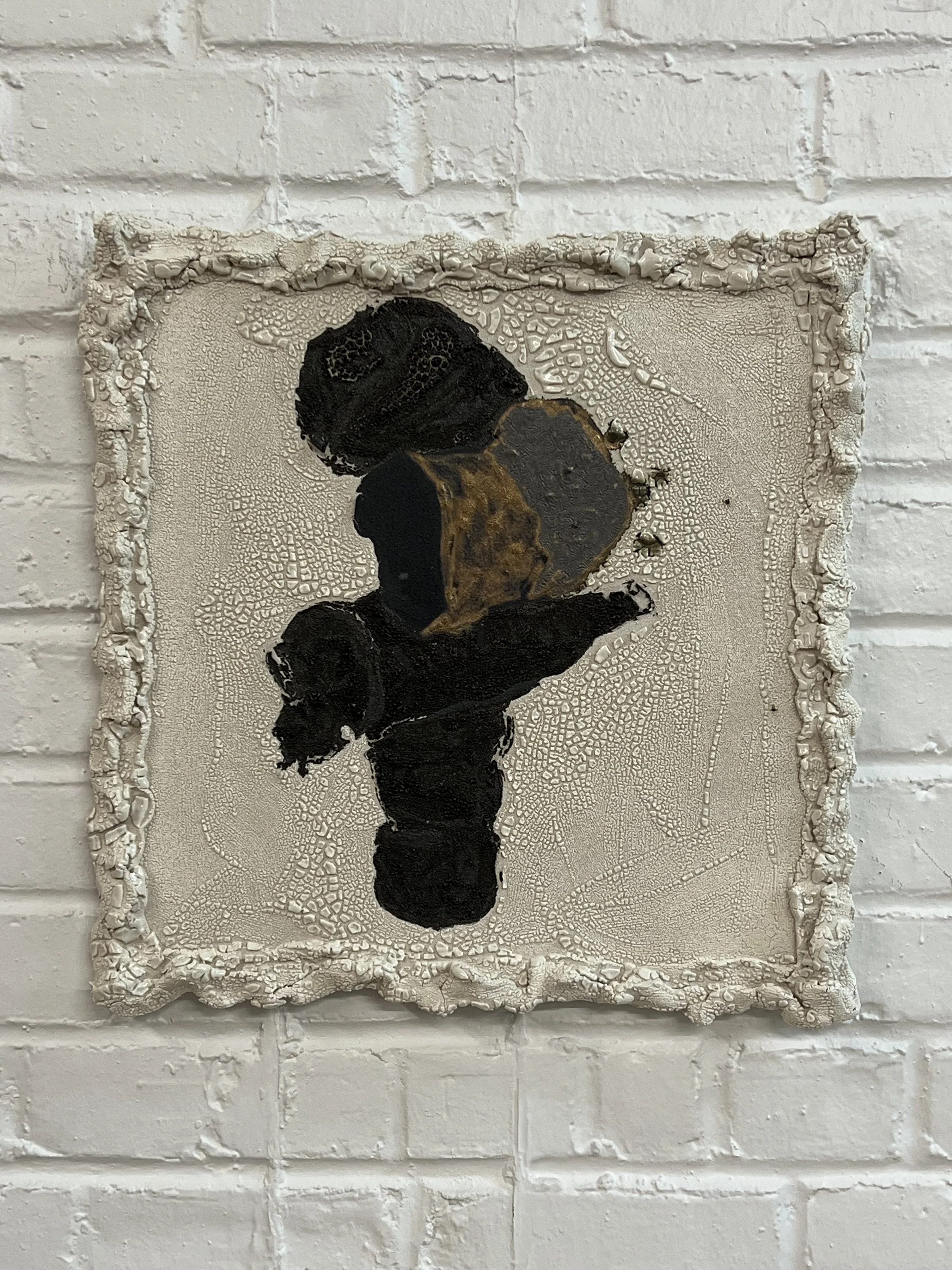  2023  18 × 18 × 1.5 inches  Glazed ceramic 