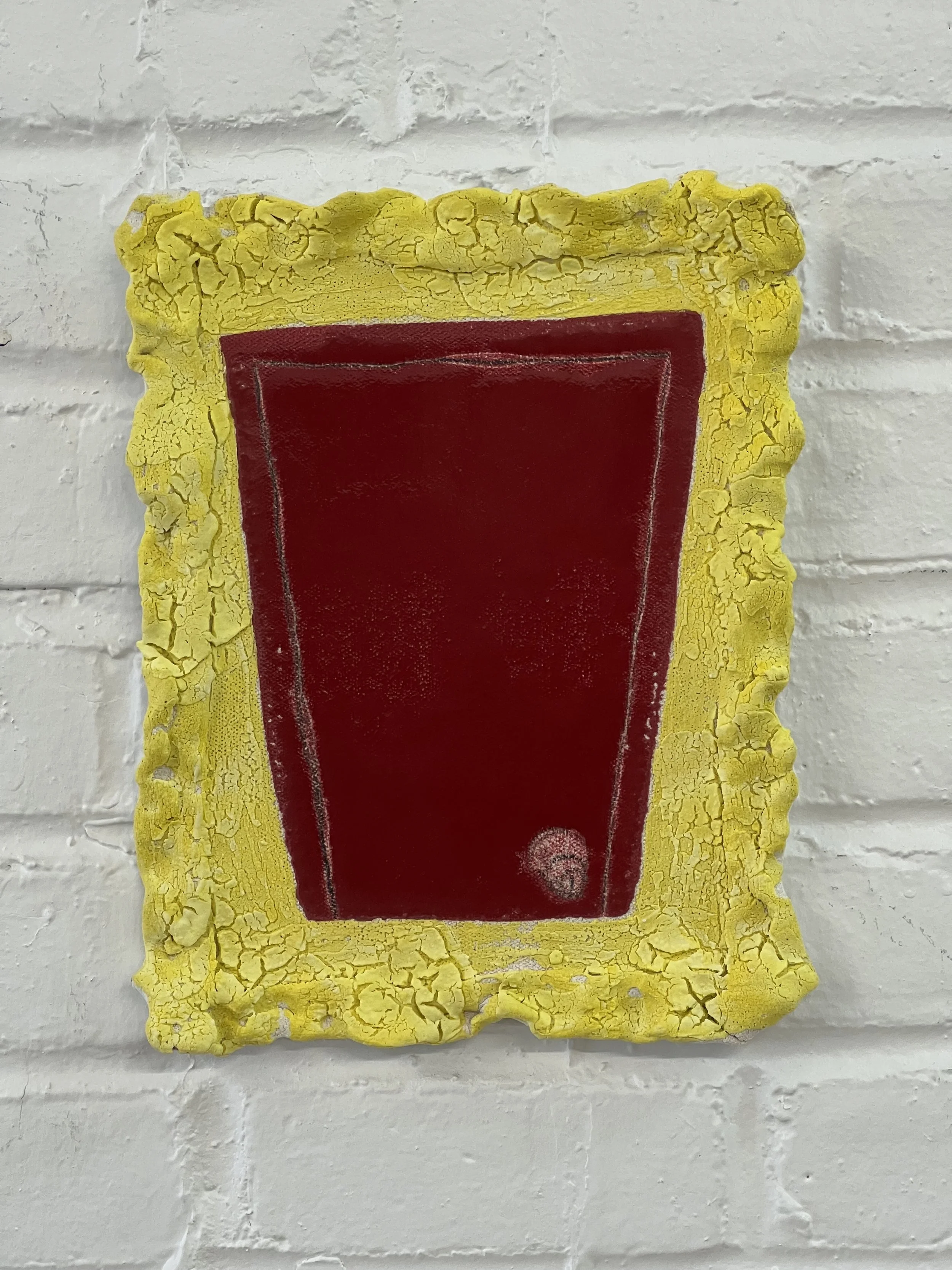  2022  10 × 11.5 × 1.25 inches  Glazed ceramic 