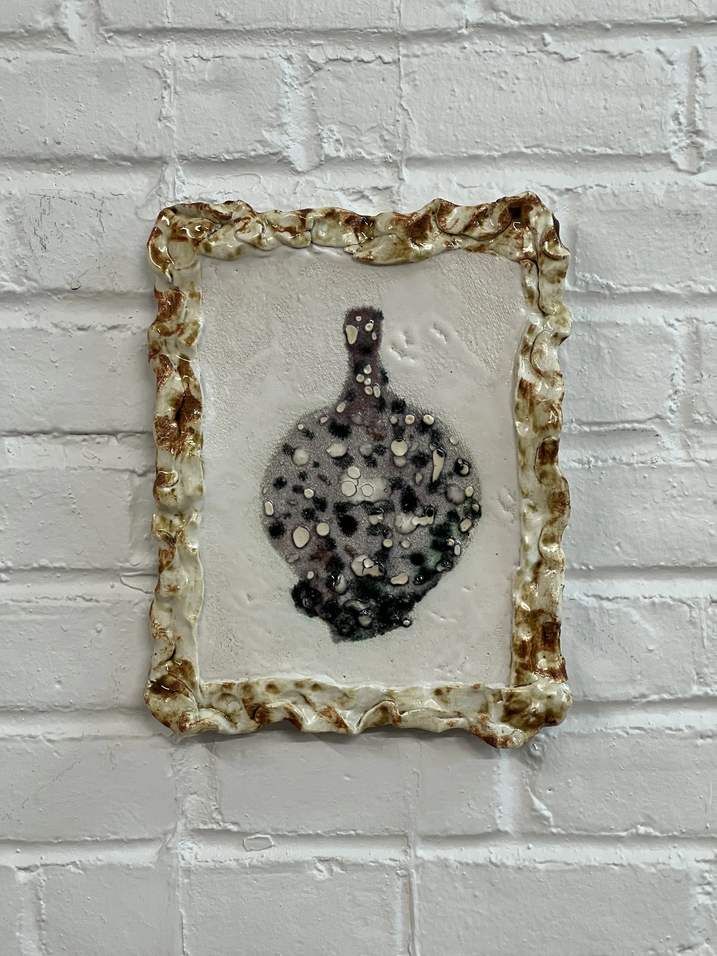  2022  10 × 11.5 × 1.25 inches  Glazed ceramic 