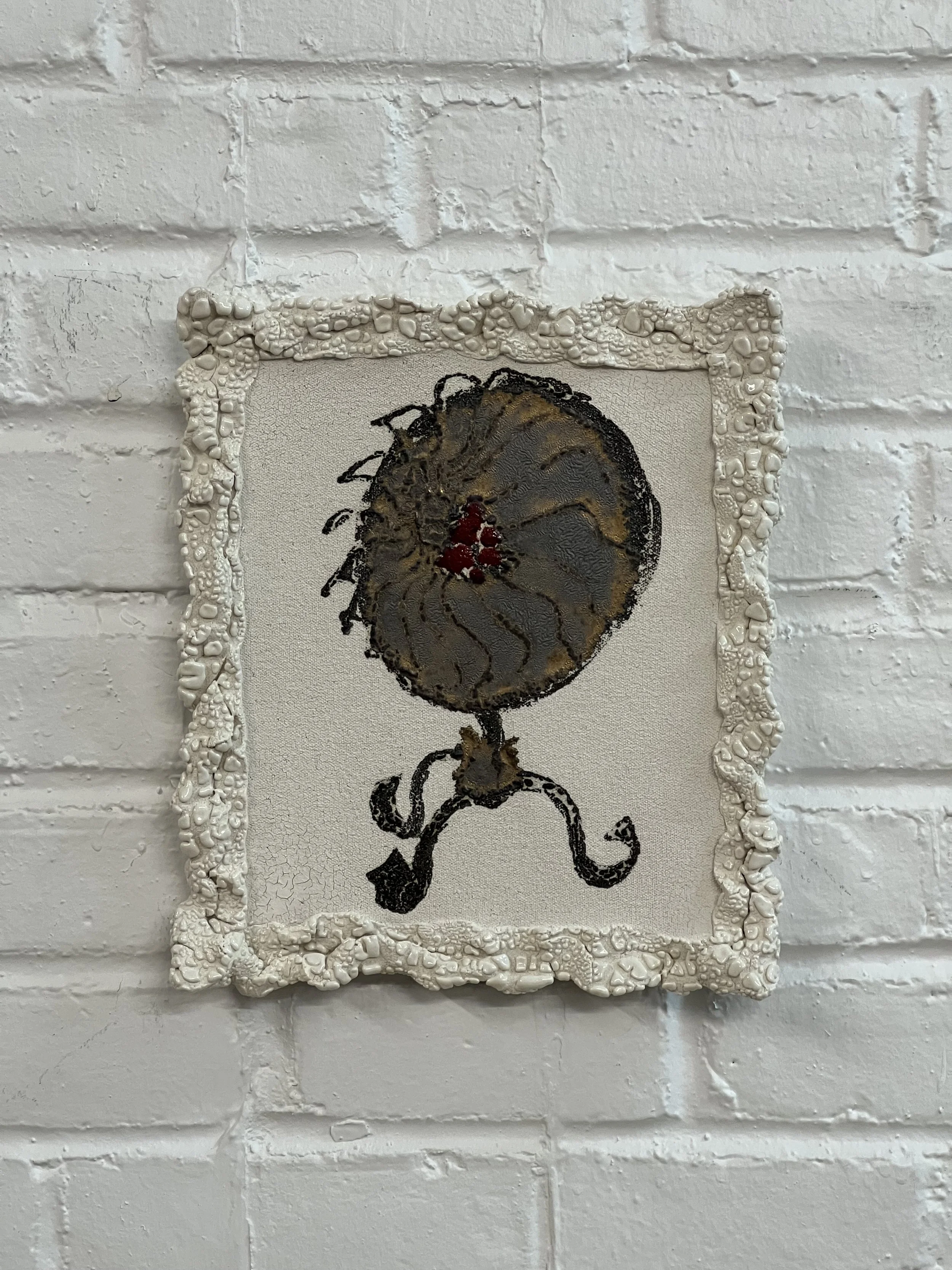  2022  10 × 11.5 × 1.25 inches  Glazed ceramic 