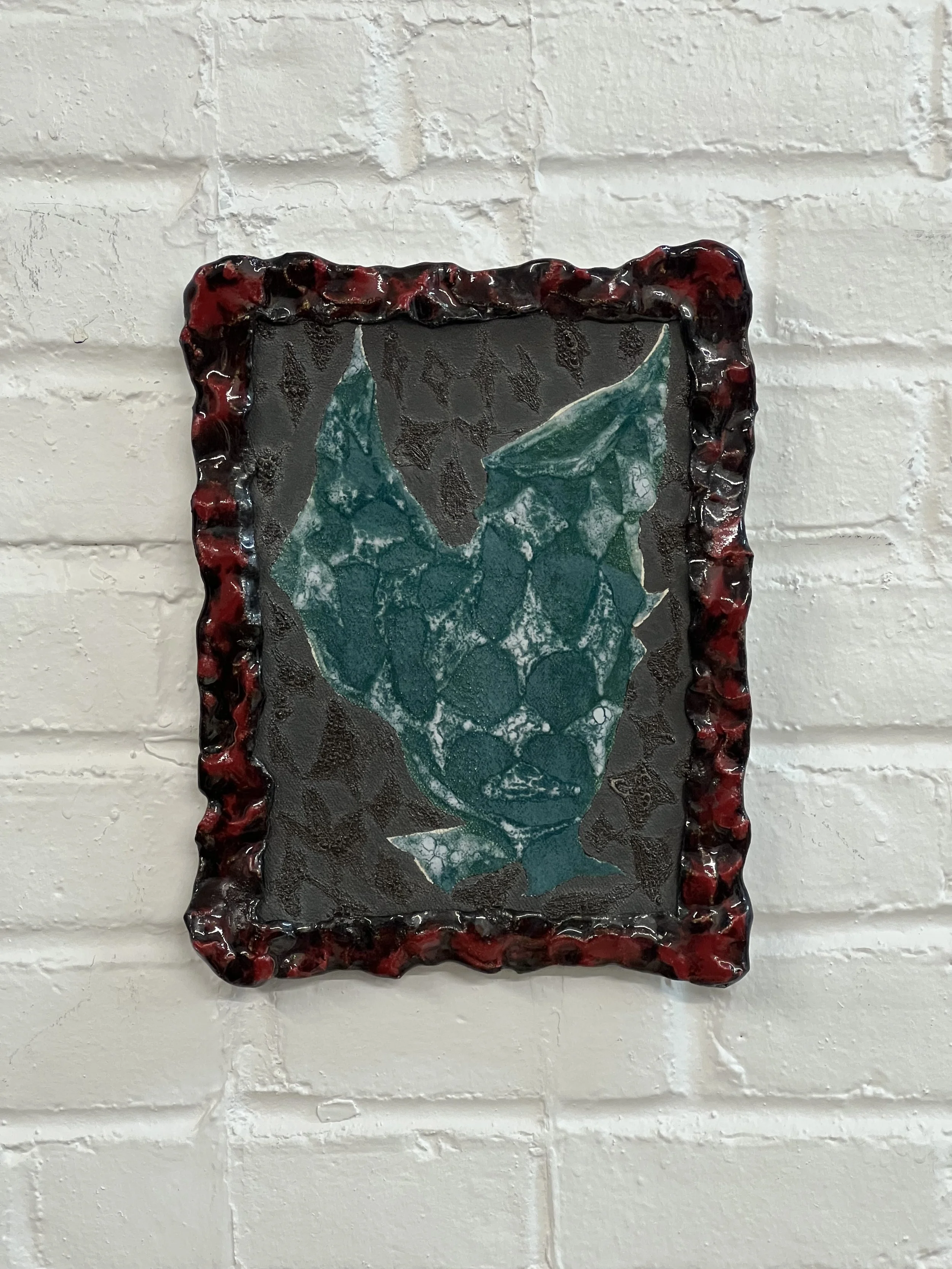  2022  10 × 11.5 × 1.25 inches  Glazed ceramic 