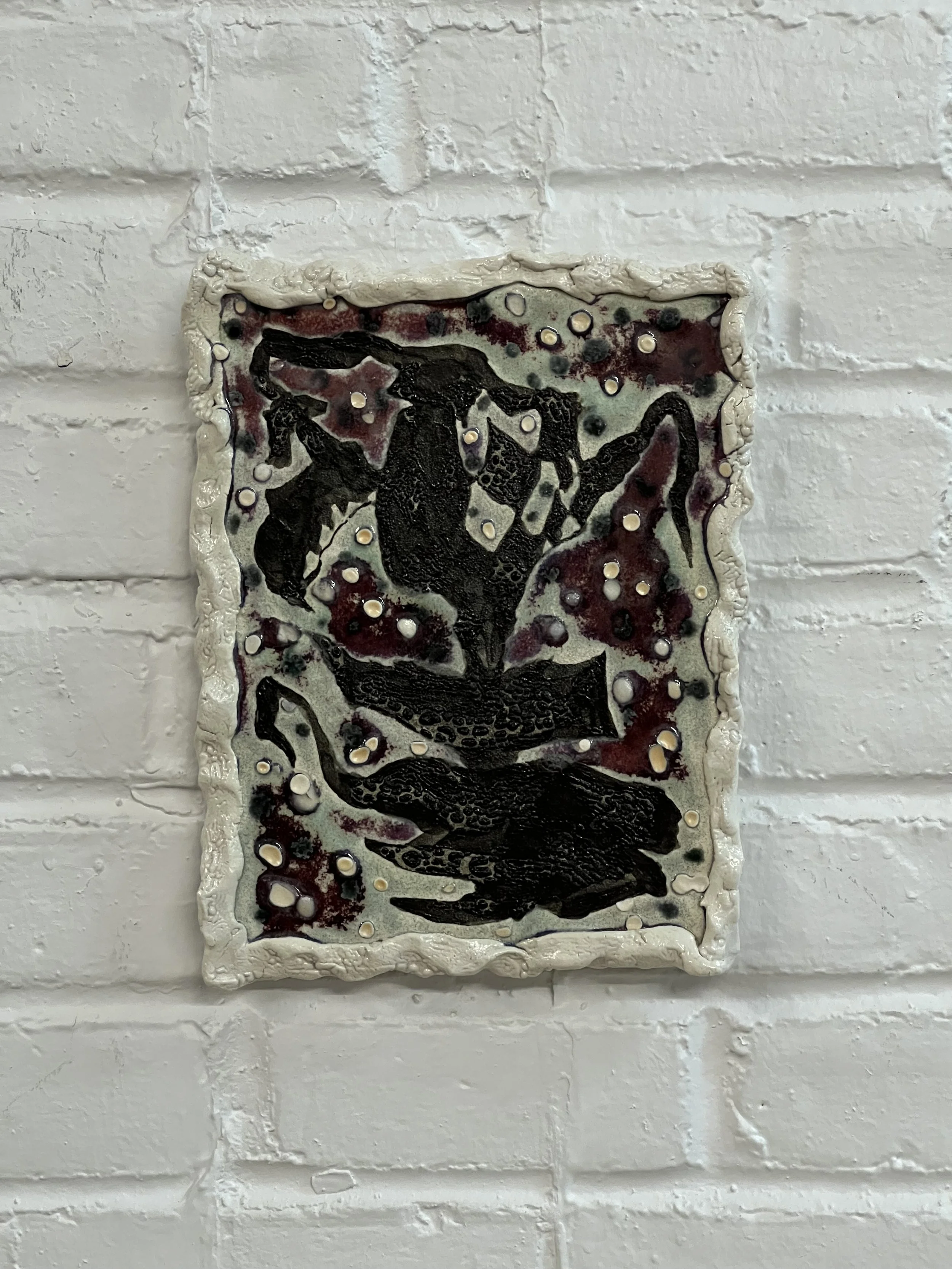  2022  10 × 11.5 × 1.25 inches  Glazed ceramic 