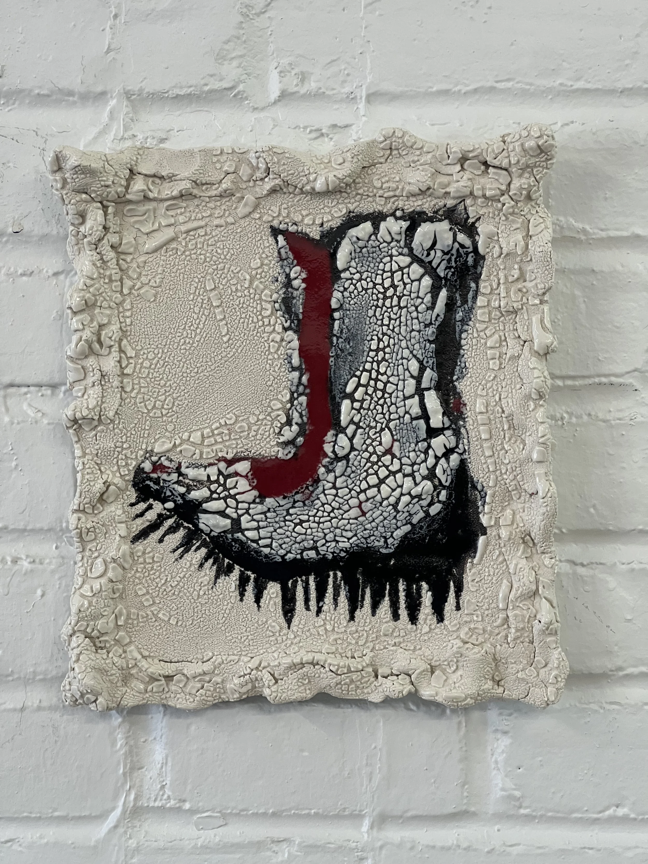  2022  10 × 11.5 × 1.25 inches  Glazed ceramic 