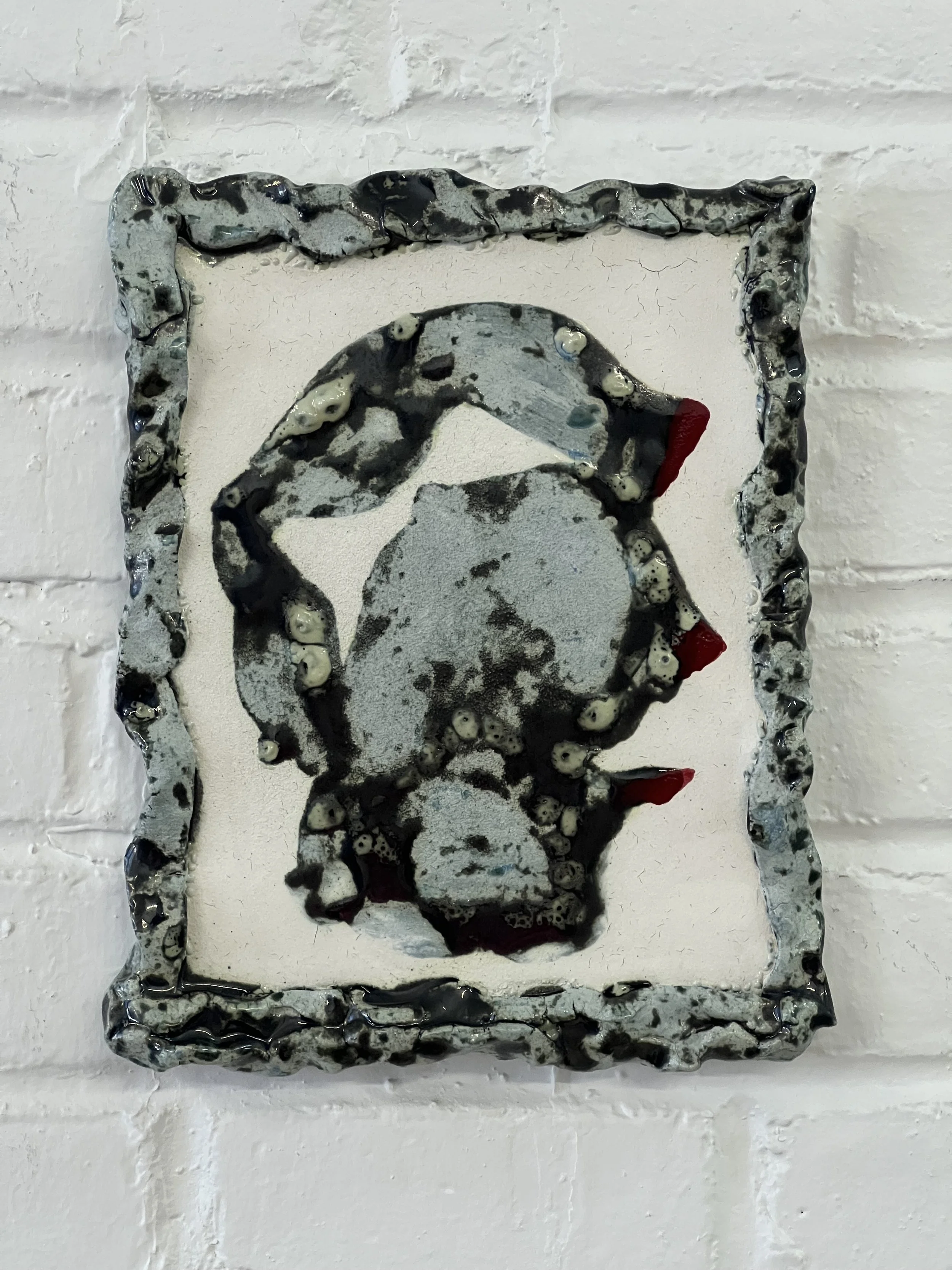  2022  10 × 11.5 × 1.25 inches  Glazed ceramic 