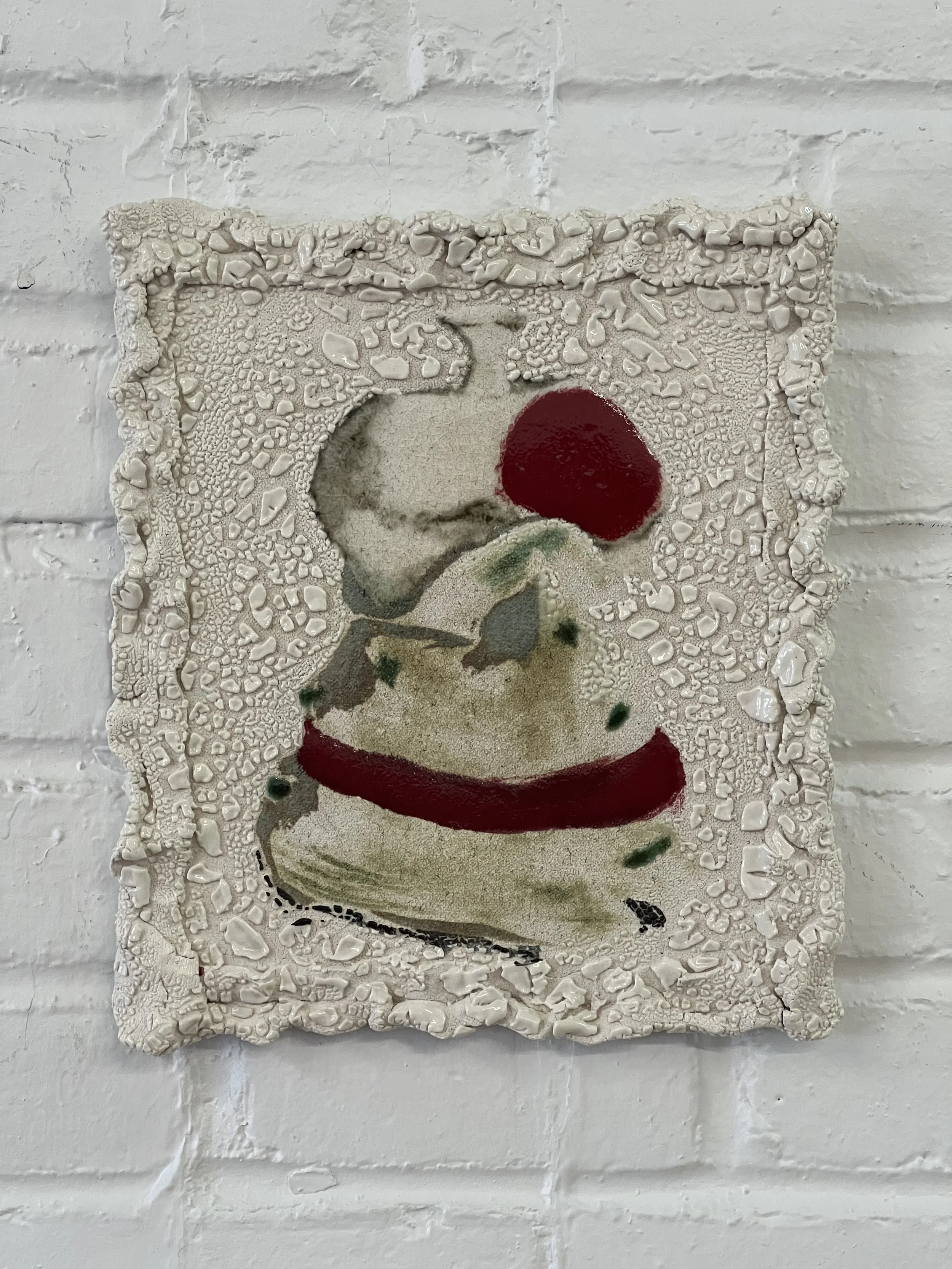  2022  10 × 11.5 × 1.25 inches  Glazed ceramic 