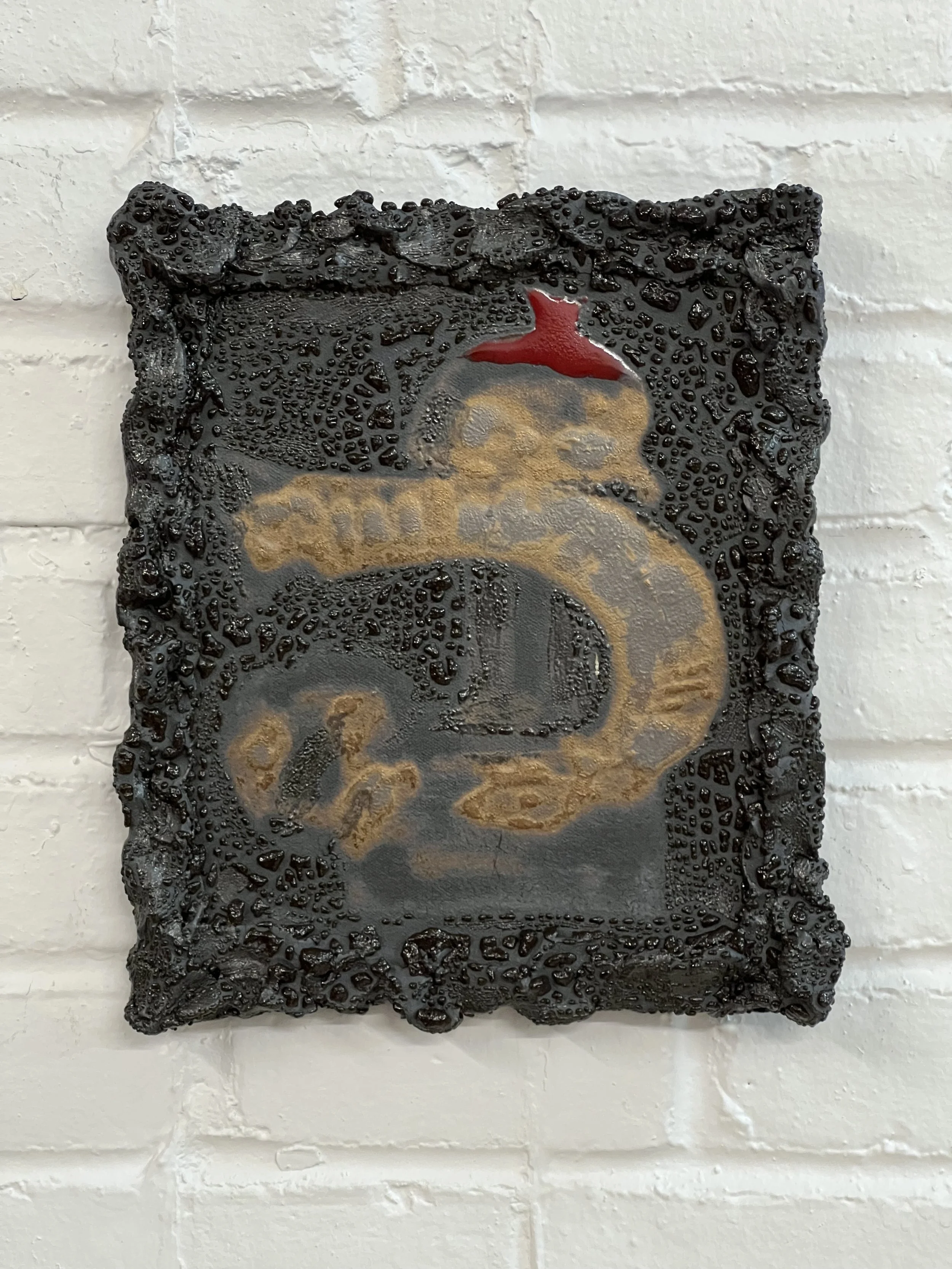  2022  10 × 11.5 × 1.25 inches  Glazed ceramic 