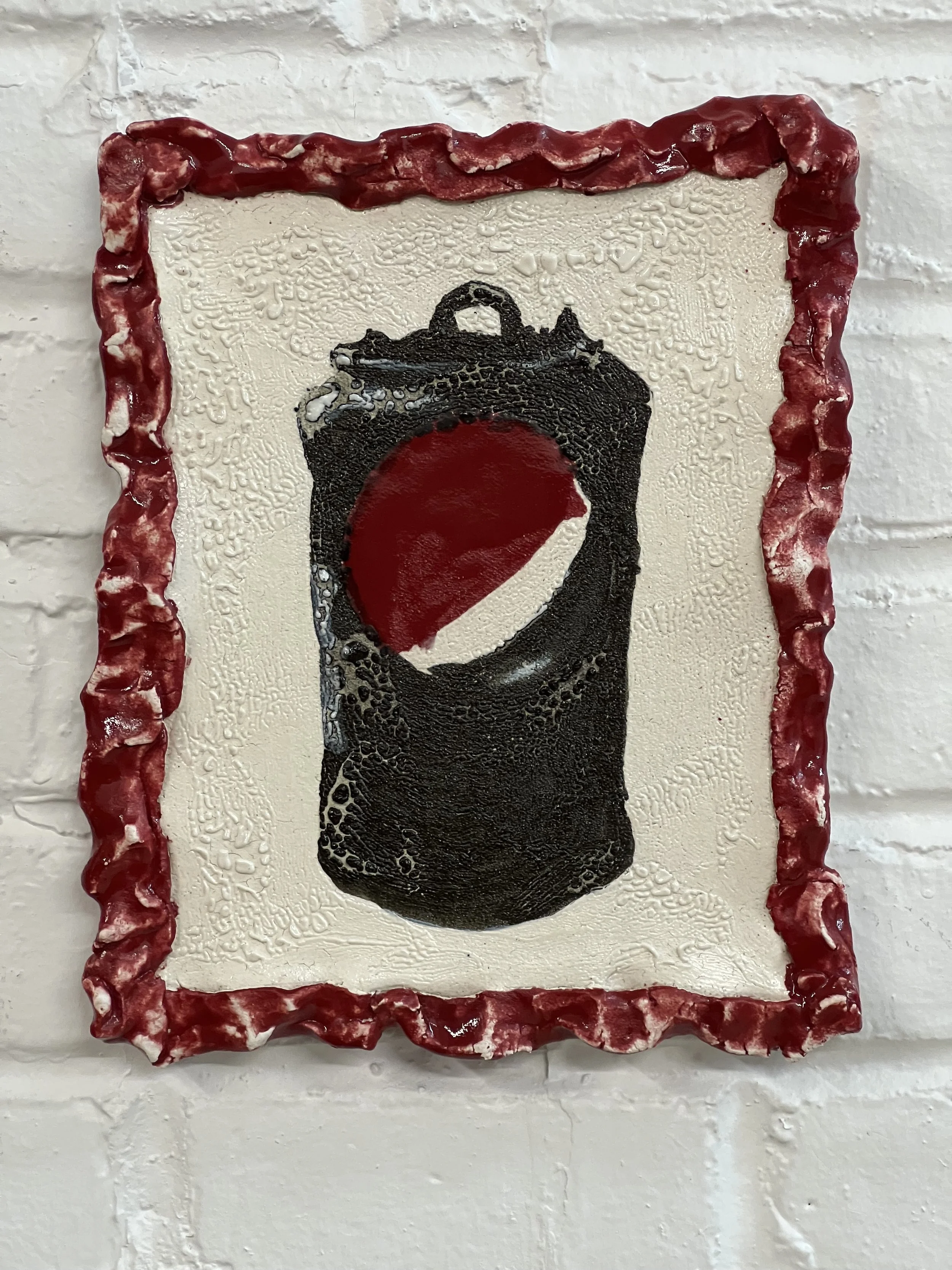  2022  10 × 11.5 × 1.25 inches  Glazed ceramic 