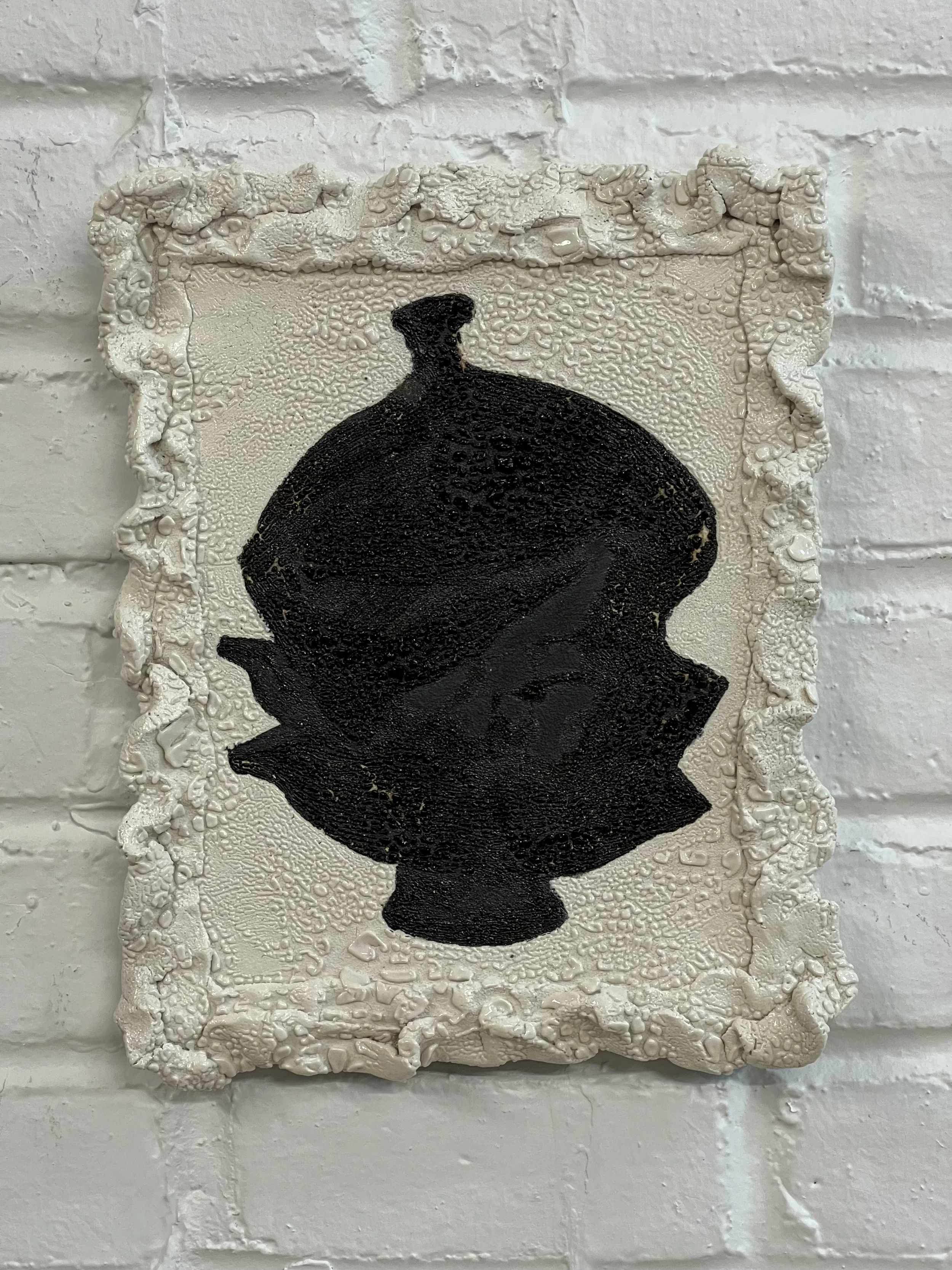  2022  10 × 11.5 × 1.25 inches  Glazed ceramic 